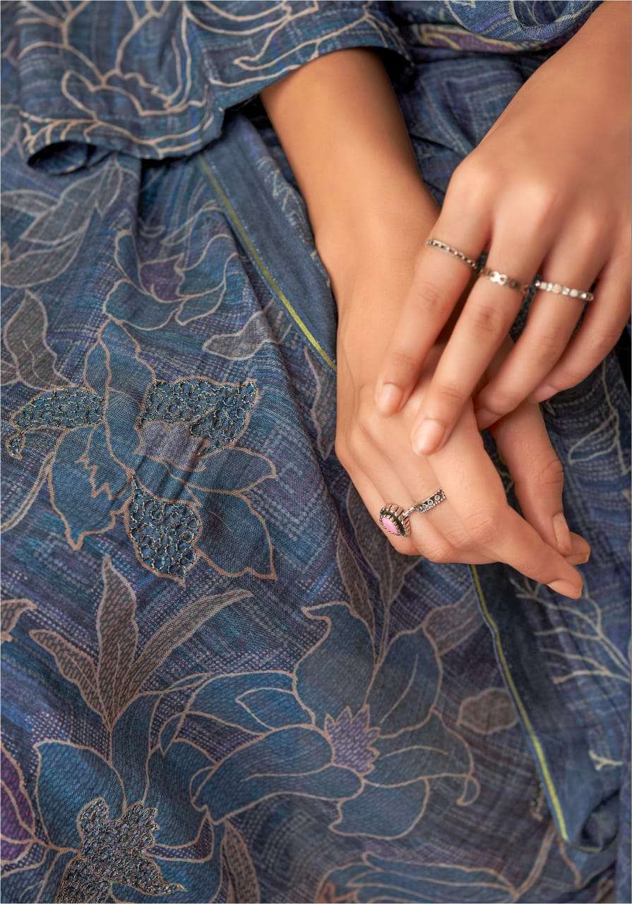 aarohi by itrana exclusive designer muslin silk salwar suits catalogue wholesale rate supplier surat