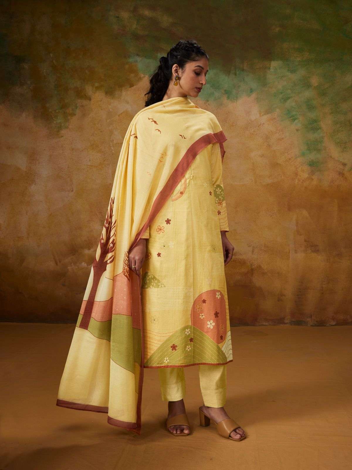 akshara by shivaay 15533-15536 series pure lawn cotton print with handwork suits catalogue surat