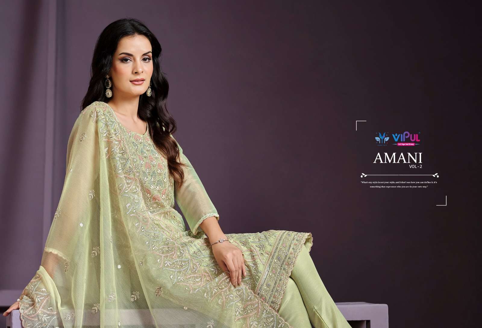 amani vol-2 by vipul fashion 6061-6066 series party wear designer salwar suits catalogue online best rate surat