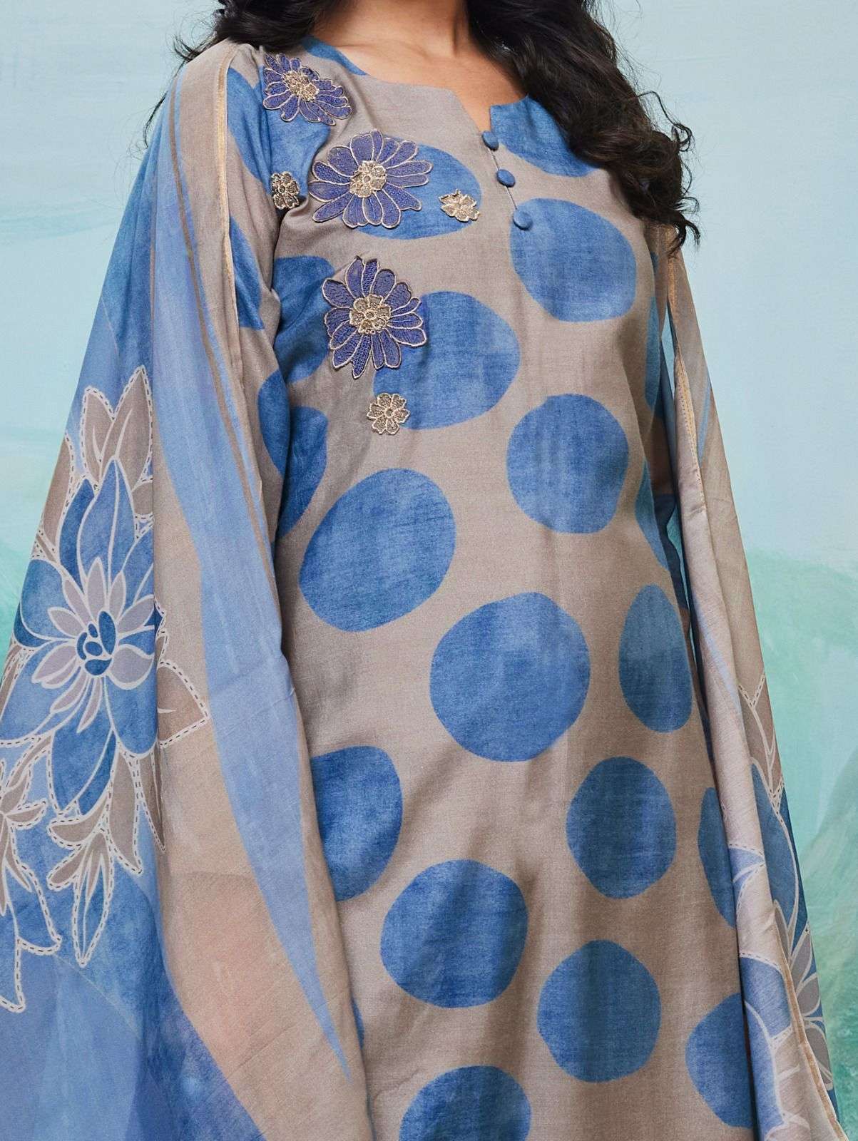 arjita by shivaay 15537-15540 series pure viscose muslin fancy work salwar suits catalogue wholesaler best rate surat