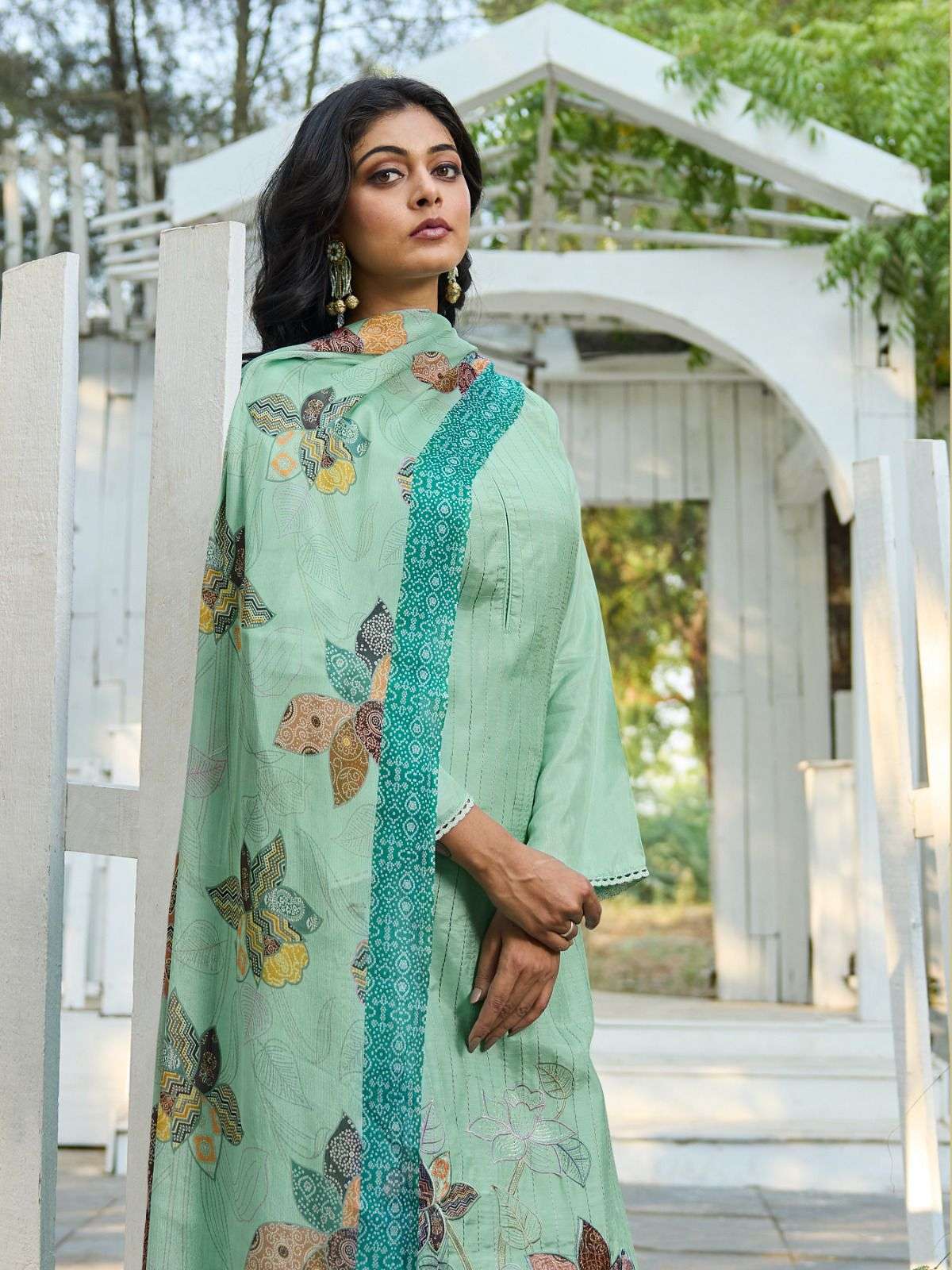 brinda by shivaay 15657-15660 series digital print with work dress material catalogue online wholesale surat