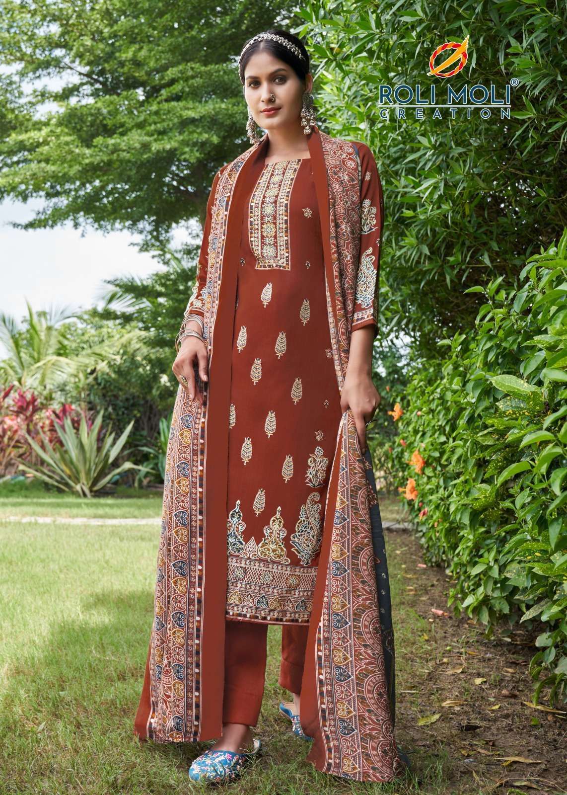 fitoor by roli moli creation 4001-4008 series winter special pashmina salwar kameez catalogue wholesaler in surat 