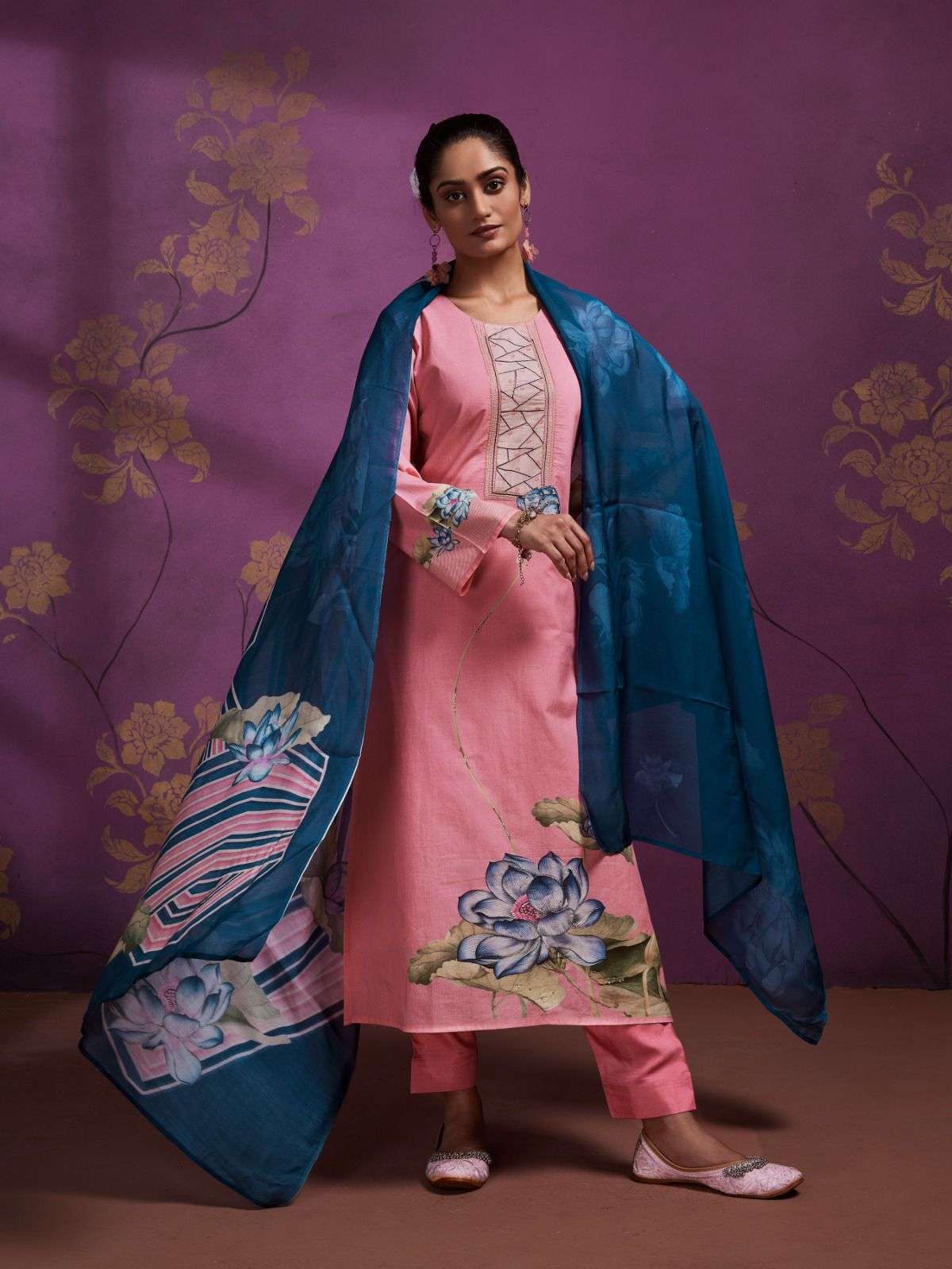 janvi by shivaay 15549-15552 series fancy designer lawn cotton salwar suits catalogue wholesaler surat