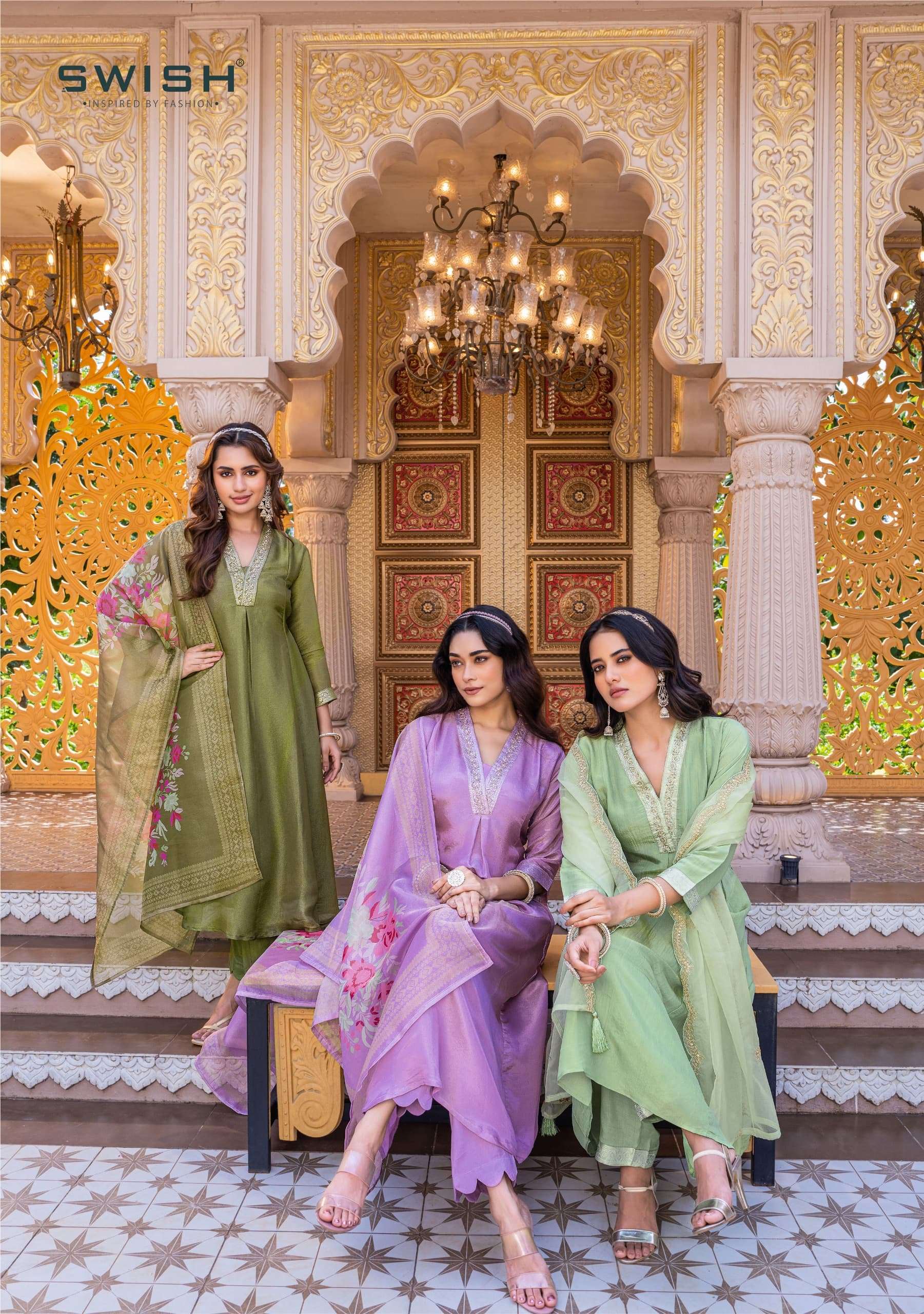 label by swish party wear designer exclusive kurtis catalogue online surat 