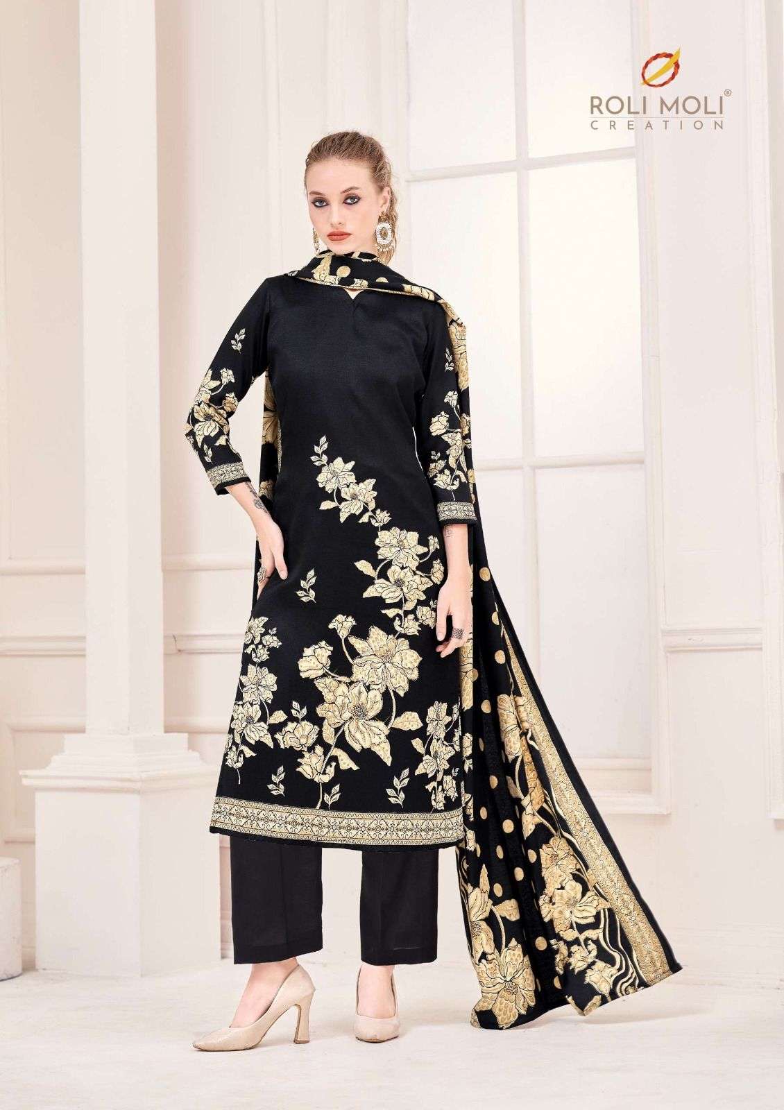 nusrat by roli moli creation 1001-1008 series winter designer pashmina salwar kameez catalogue online best rate surat