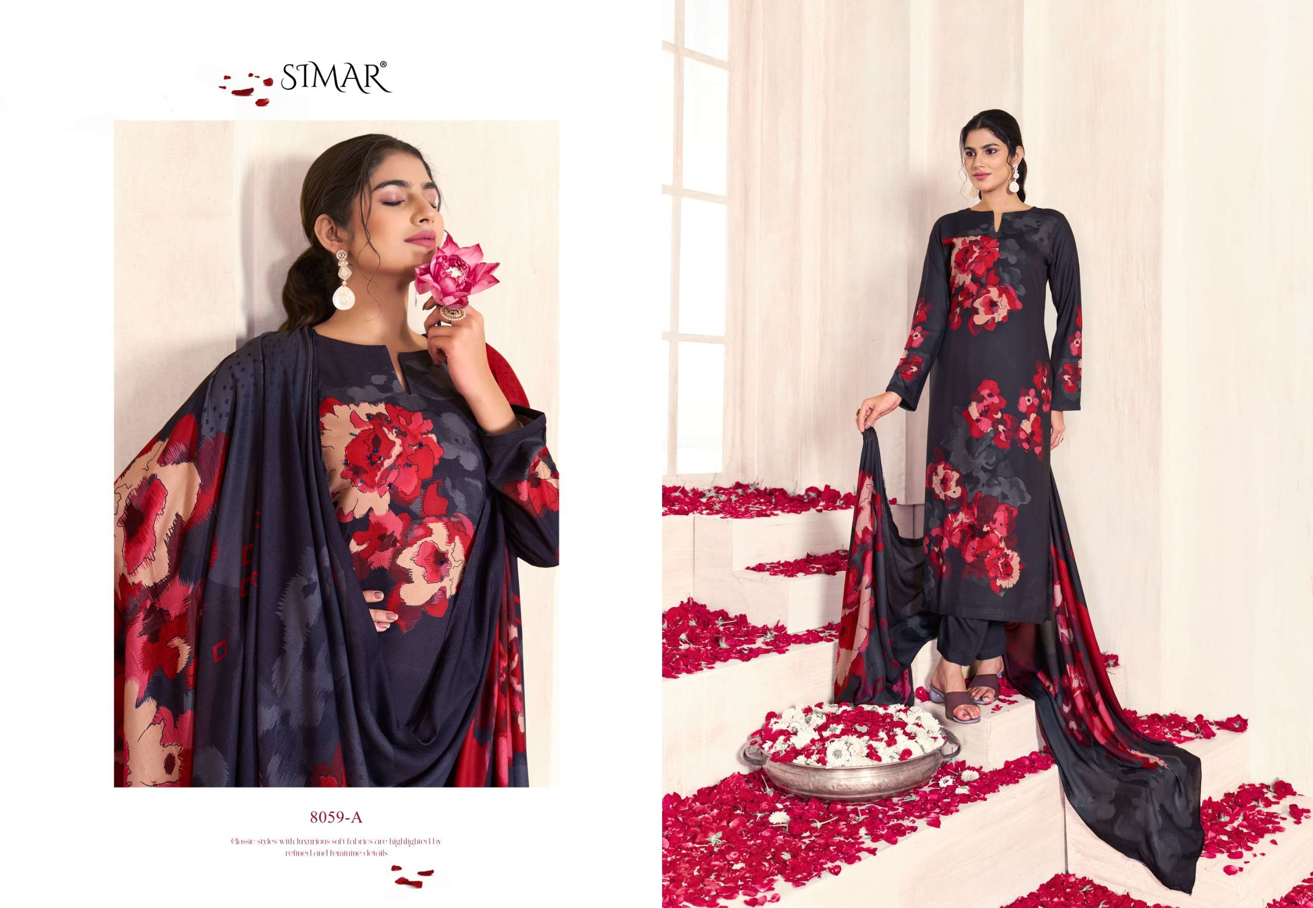 poorva by glossy simar pure viscose pashmina salwar kameez wholesale price surat online market