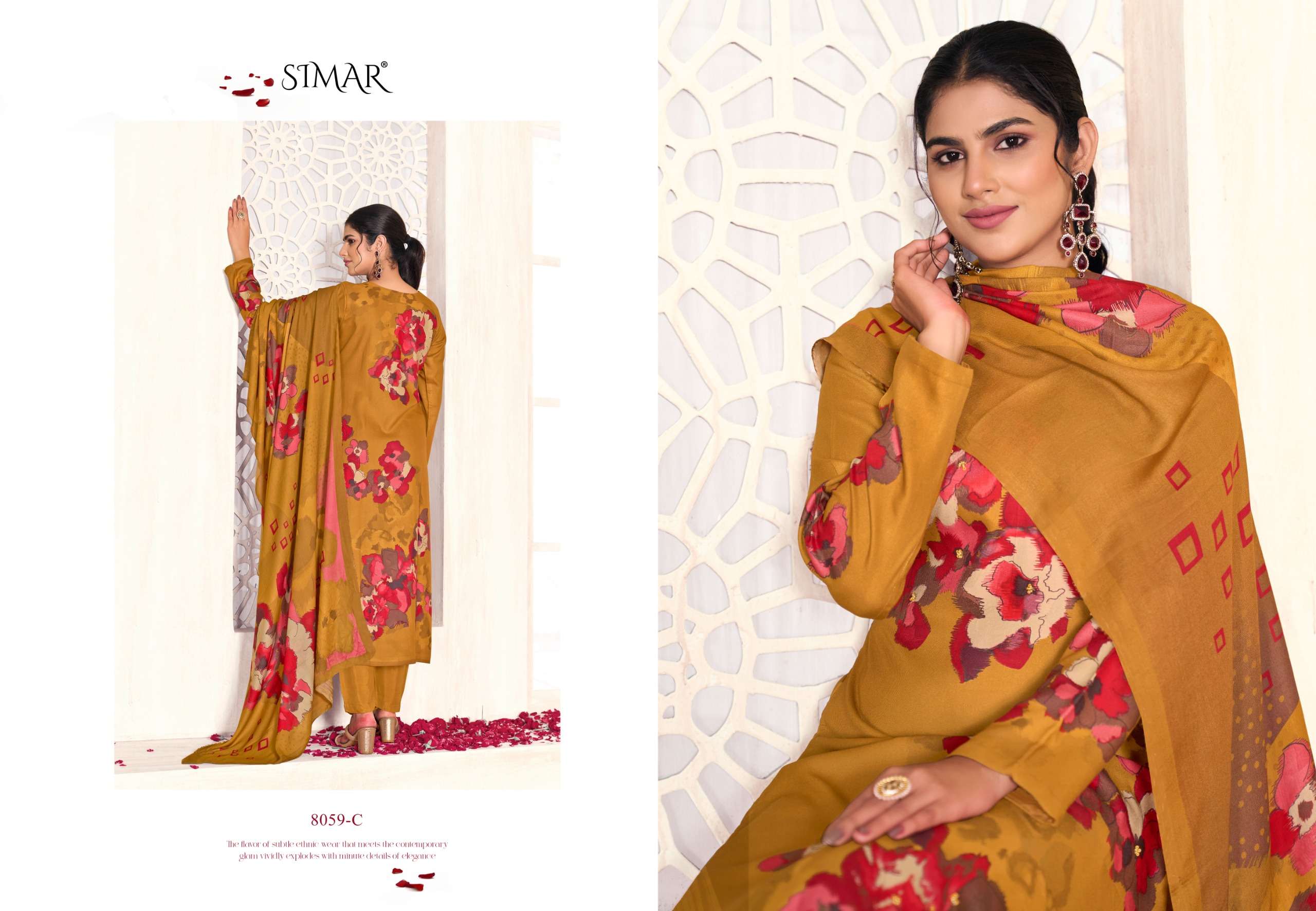 poorva by glossy simar pure viscose pashmina salwar kameez wholesale price surat online market