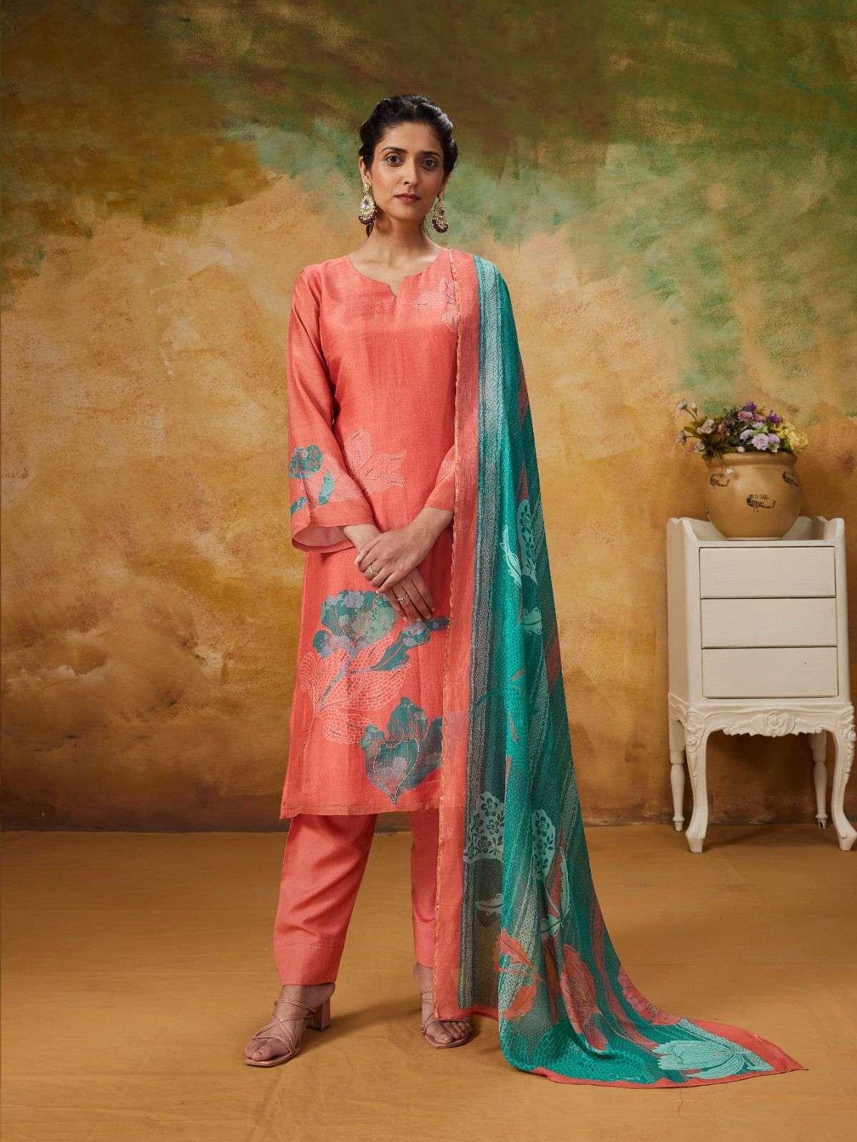 safar by shivaay 15521-15524 series digital print with handwork viscose muslin suits catalogue surat