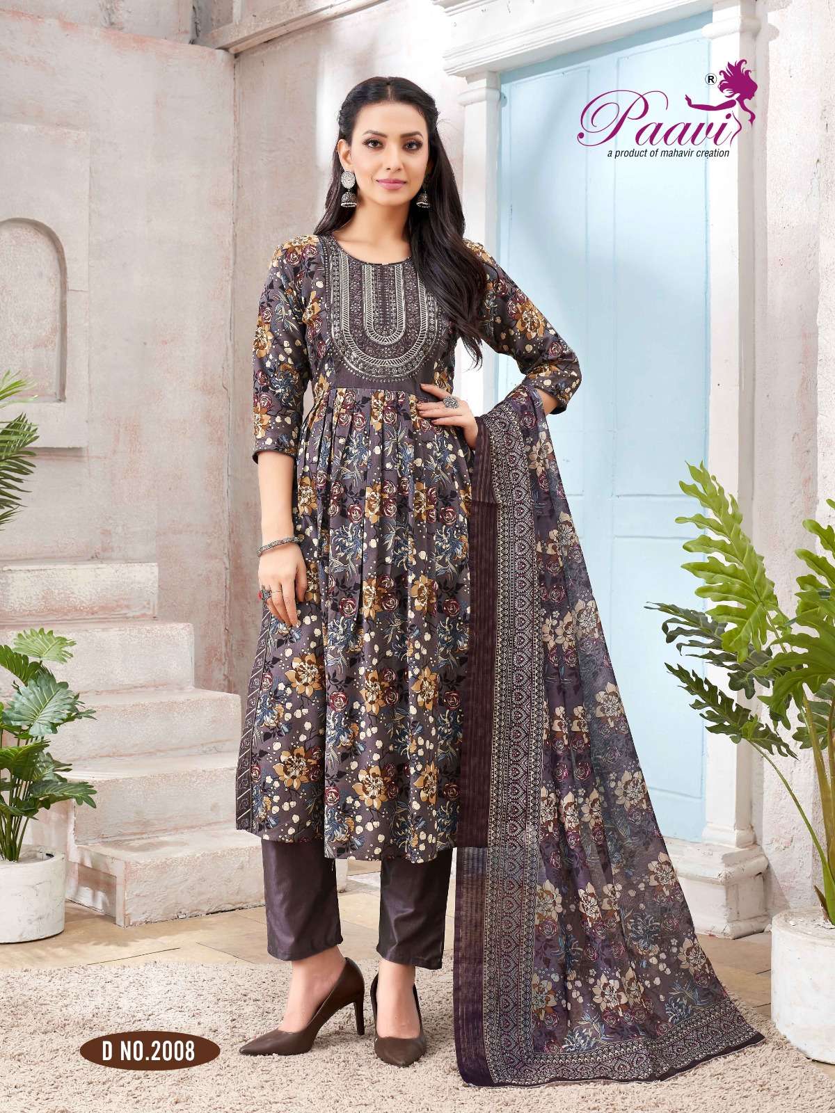 saheli vol-2 by paavi 2001-2008 series rayon designer daily wear designer kurtis catalogue latest design 2024