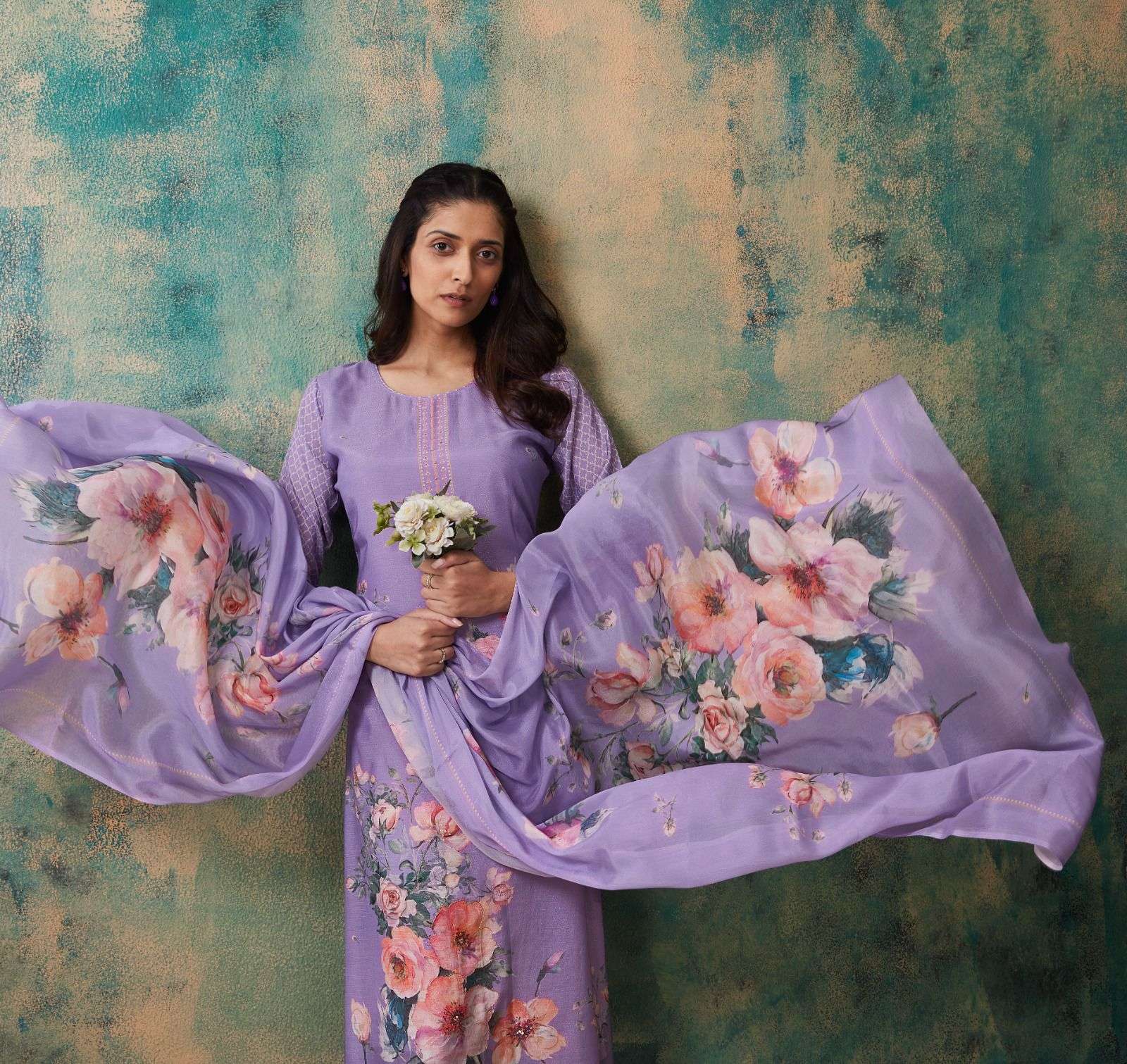 sandhya by shivaay 15501-15504 series pure simar muslin dress material catalogue wholesale manufacturer in surat