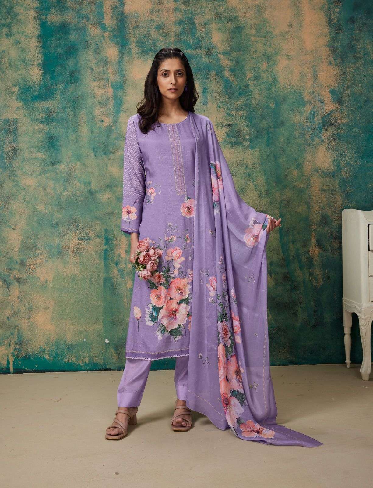 sandhya by shivaay 15501-15504 series pure simar muslin dress material catalogue wholesale manufacturer in surat