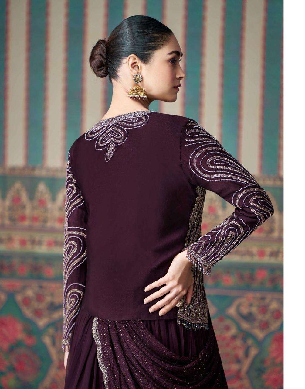 sayuri designer ethnic 5681-5683 series party wear premium real chinon silk embroidred gown catalogue surat