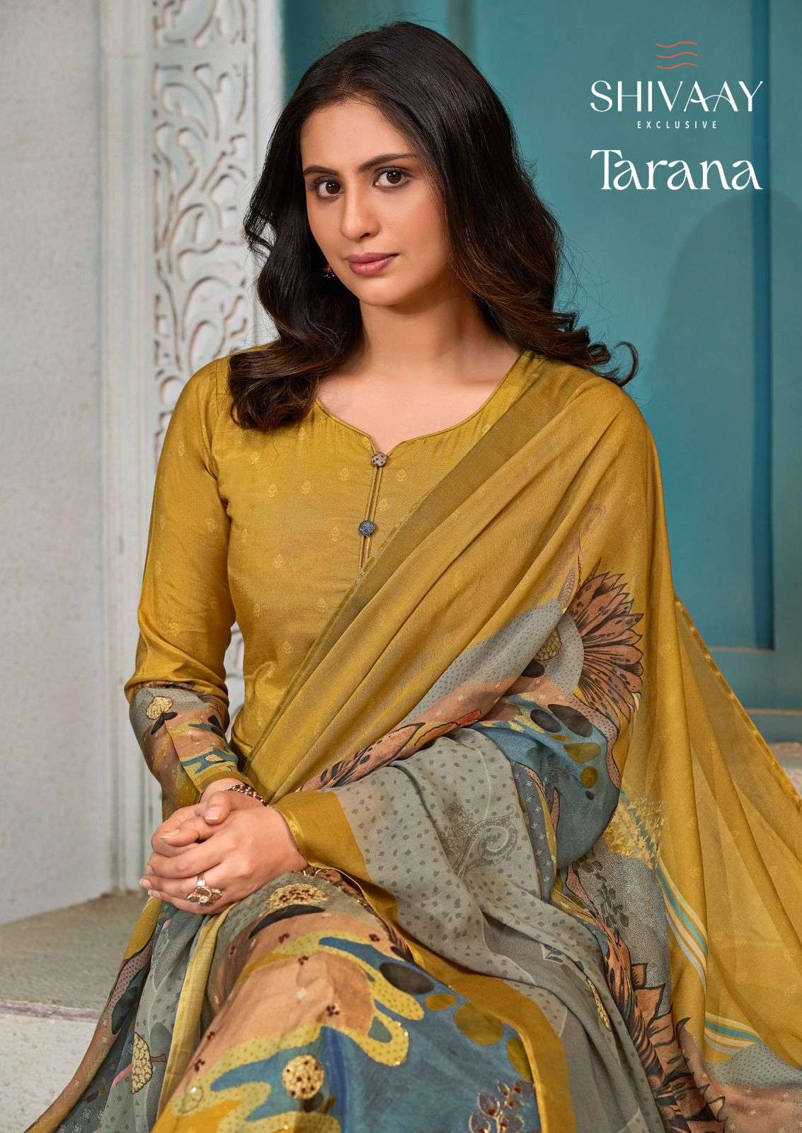 tarana by shivaay 1001-1004 series latest designer viscose muslin salwar suits catalogue wholesale price surat