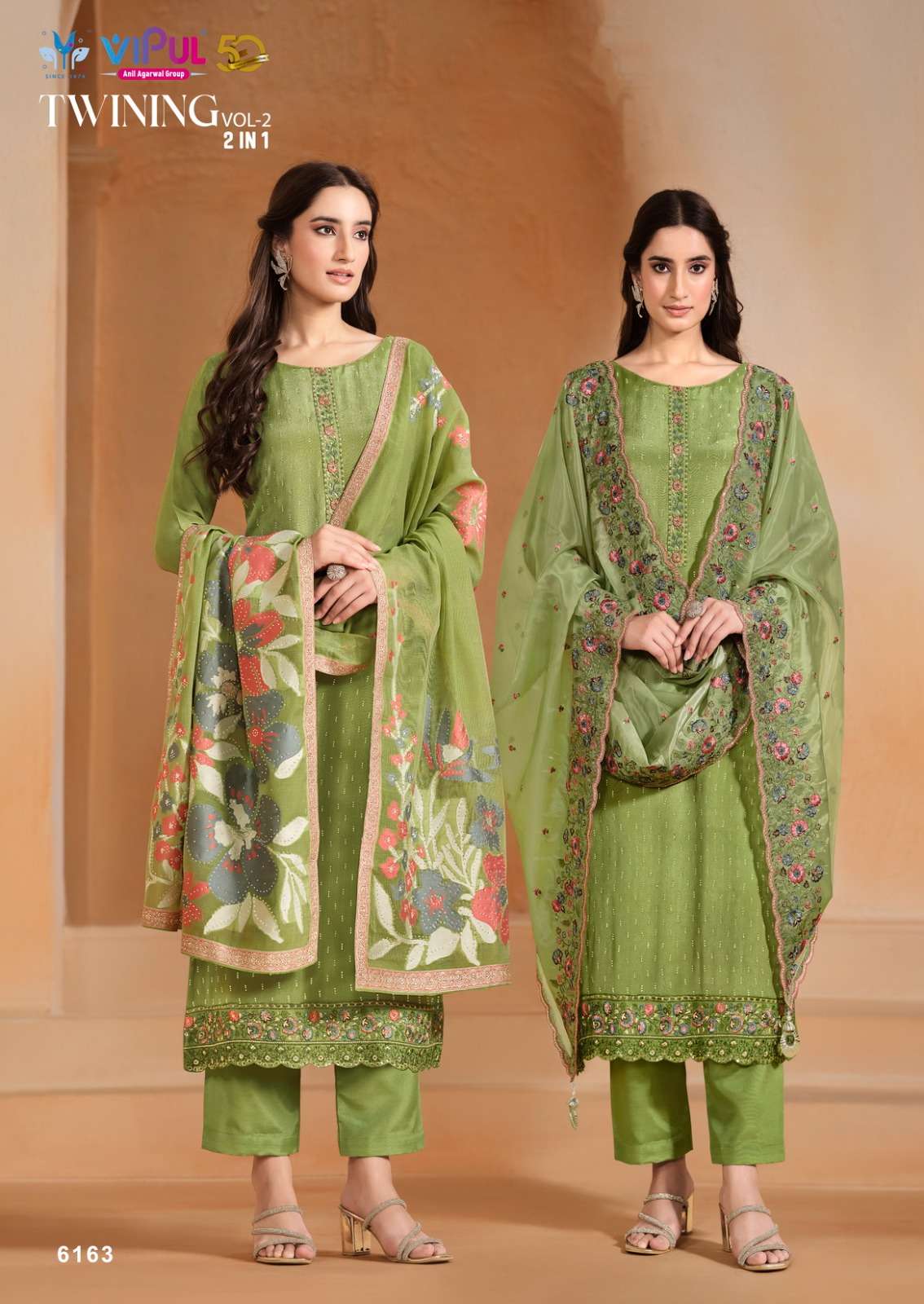 twining vol-2 by vipul fashion 6161-6166 series function special