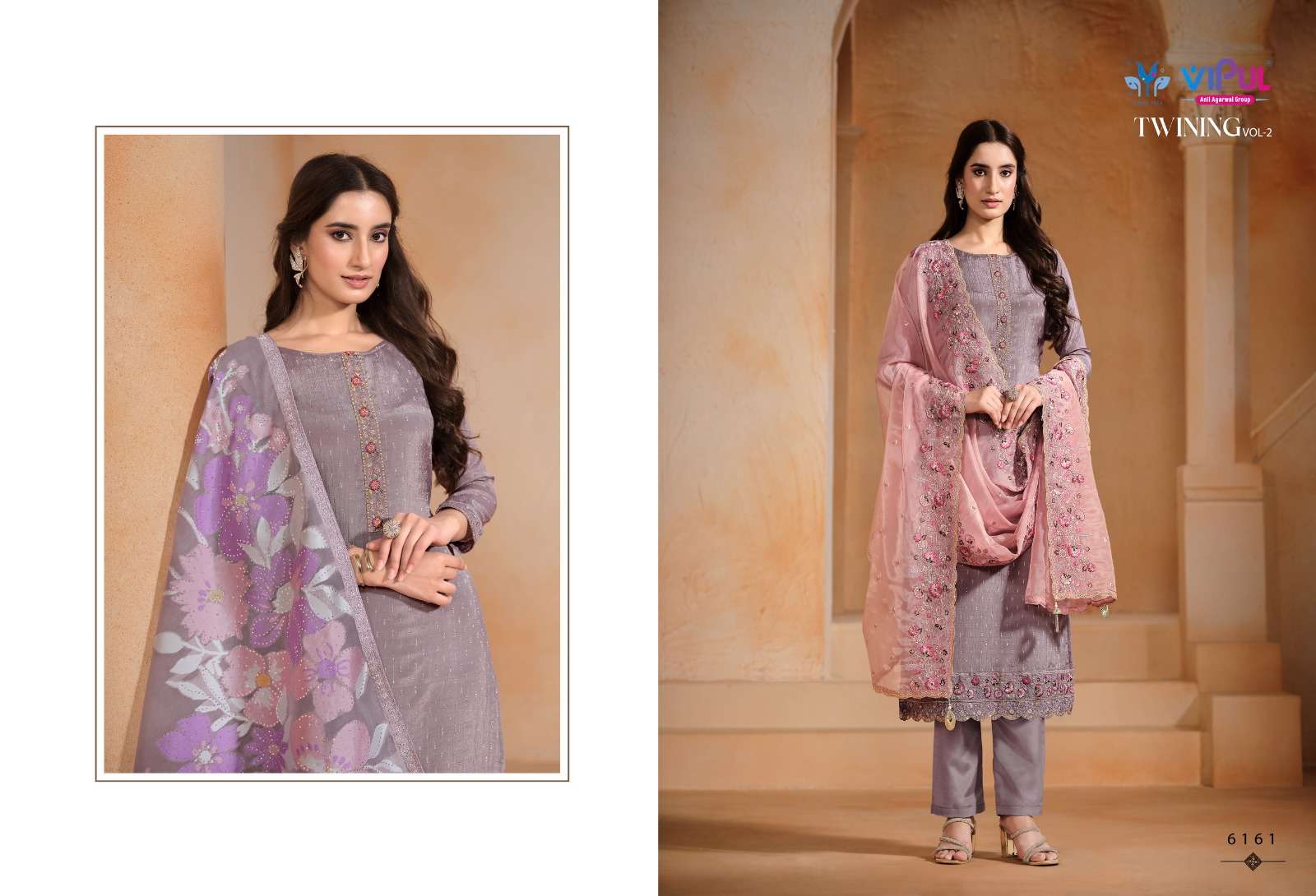 twining vol-2 by vipul fashion 6161-6166 series function special