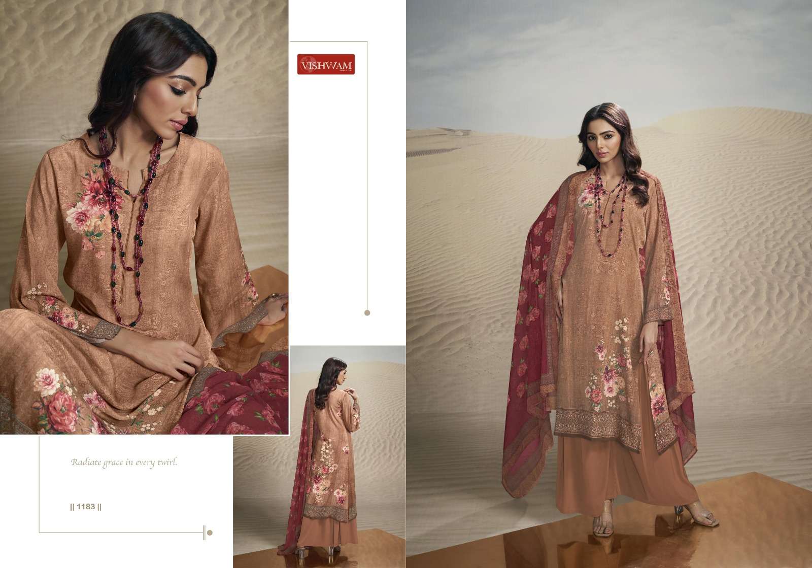 vishwam cafe latte vol 18 1175-1185 series digital printed butter crape salwar kameez catalogue best price pratham exports 