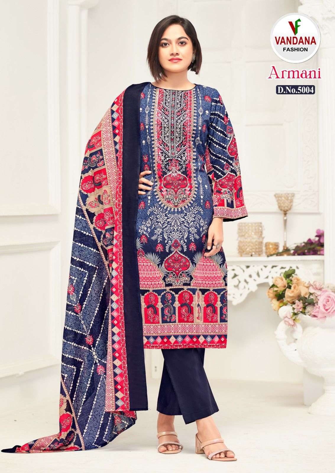 armani vol-5 by vandana fashion unstich designer salwar kameez catalogue wholesale market surat 