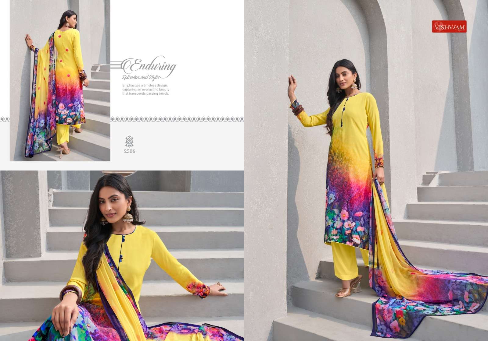 cafe latte vol-20 by vishwam 2501-2509 series unstich salwar kameez catalogue at online market surat gujarat