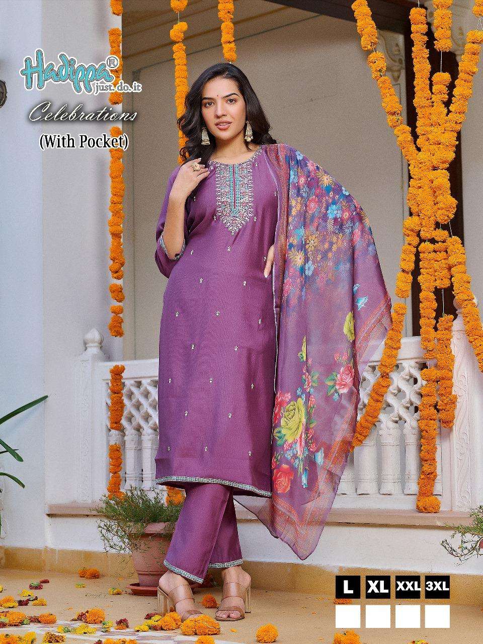celebrations by hadippa decent look designer kurtis catalogue wholesale collection surat 