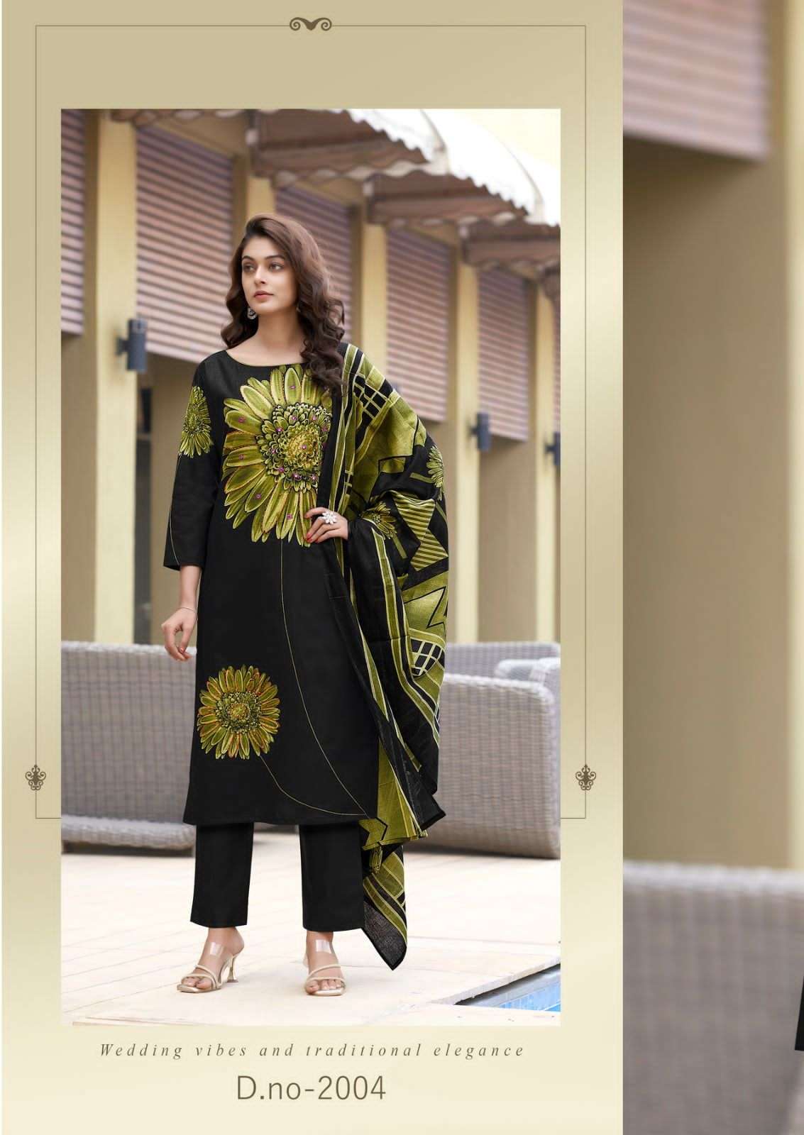dua vol-2 by yashika trends 2001-2008 series cotton designer print with handwork dress material catalogue wholesaler surat 