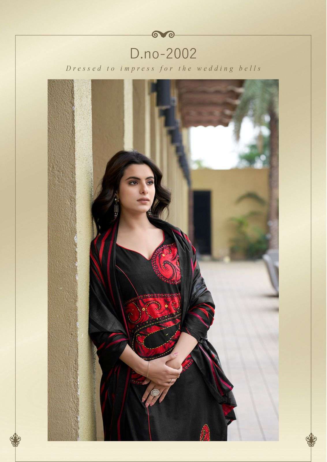 dua vol-2 by yashika trends 2001-2008 series cotton designer print with handwork dress material catalogue wholesaler surat 