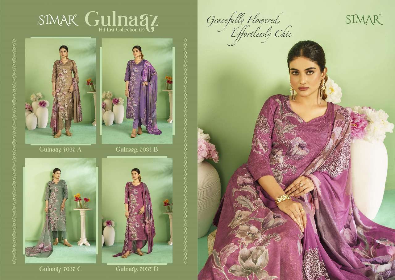 gulnaaz by glossy 7037 series pure viscose pashmina unstich suits material catalogue wholesale surat 