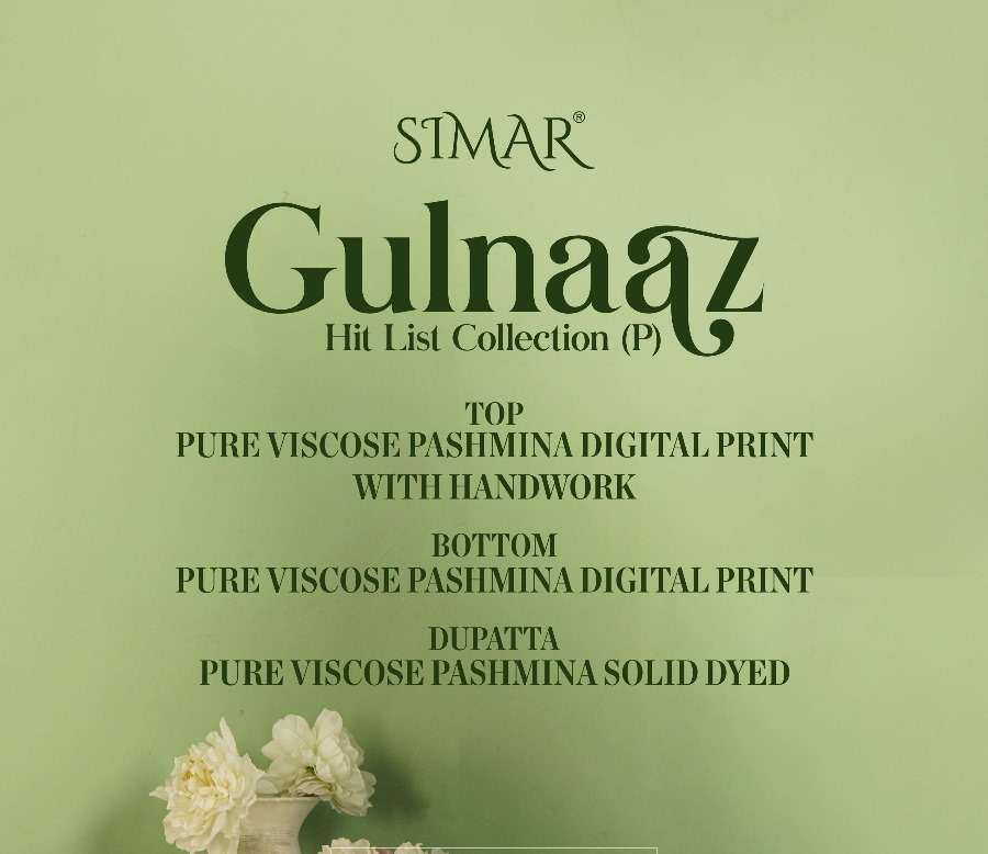 gulnaaz by glossy 7037 series pure viscose pashmina unstich suits material catalogue wholesale surat 