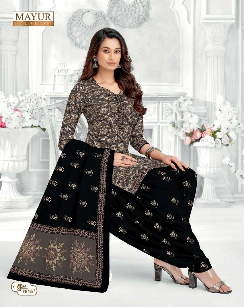 khushi vol-76 by mayur creation 7601-7626 series patiyala designer pure cotton suits catalogue wholesale surat