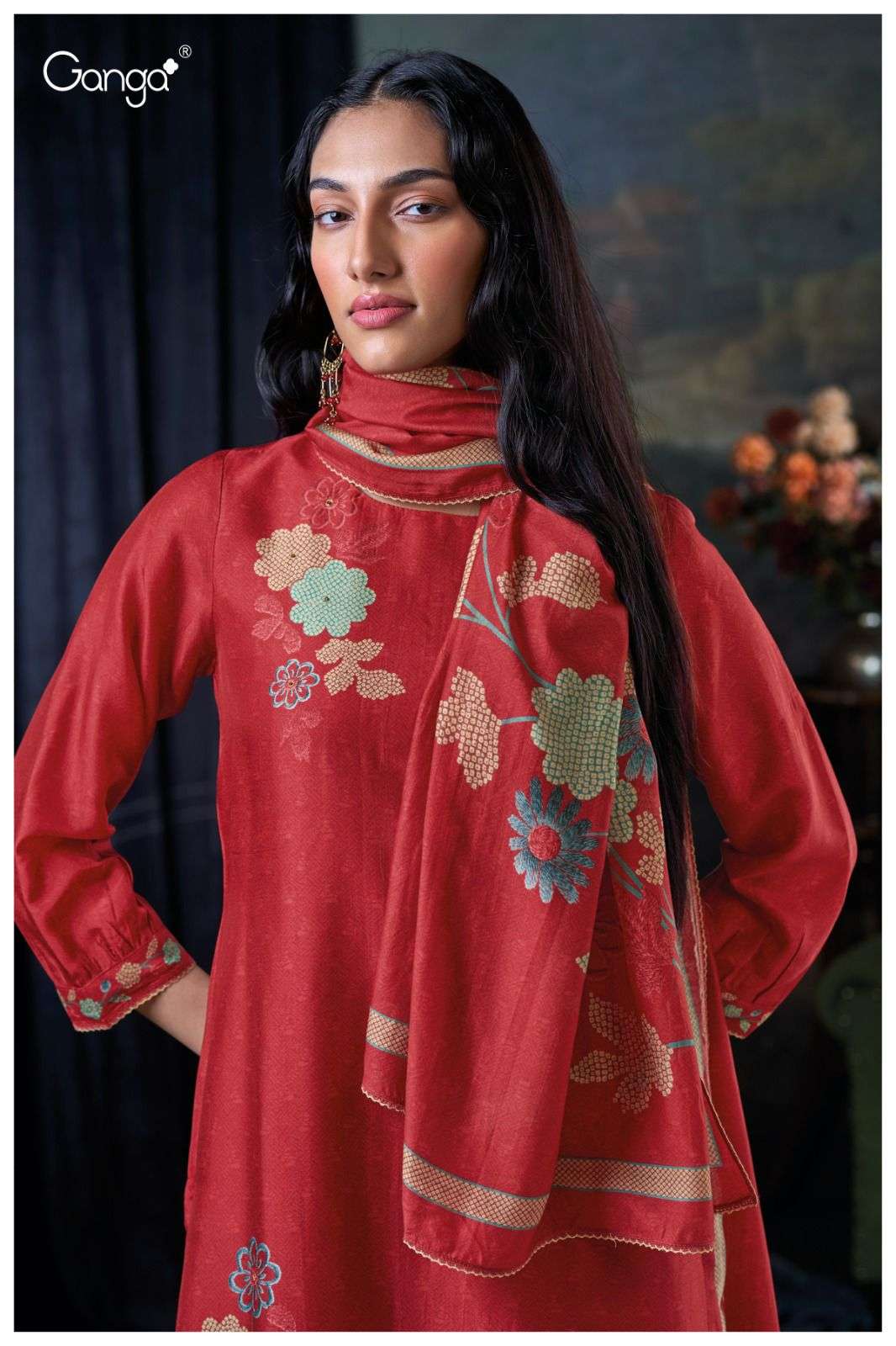 lzabela by ganga 3037 series unstich salwar kameez catalogue buy online wholesale price surat 