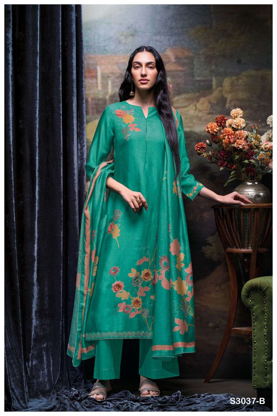 lzabela by ganga 3037 series unstich salwar kameez catalogue buy online wholesale price surat 