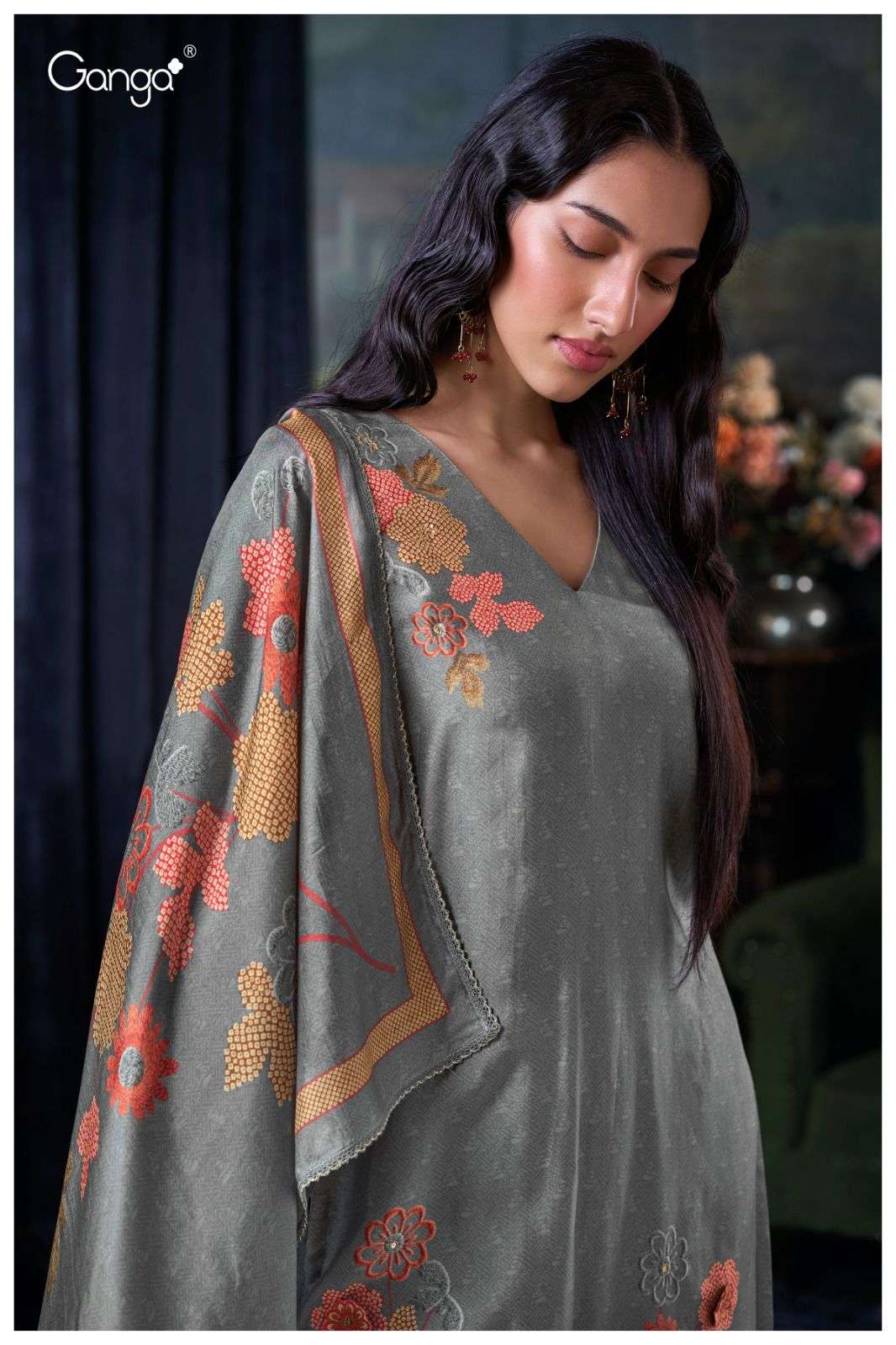 lzabela by ganga 3037 series unstich salwar kameez catalogue buy online wholesale price surat 