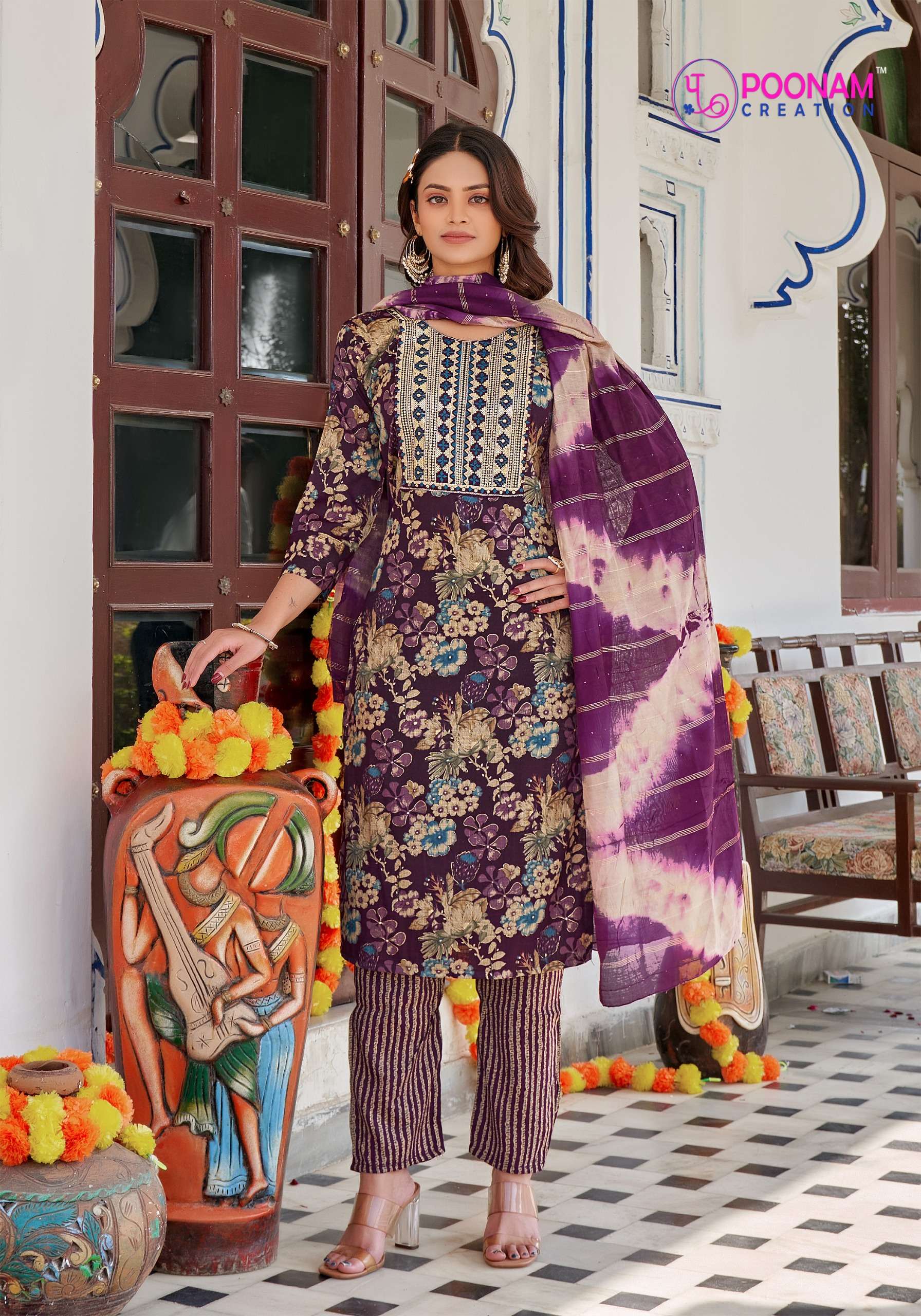 marina vol-5 by poonam creation capsule foil printed designer kurtis catalogue online wholesale dealer surat 