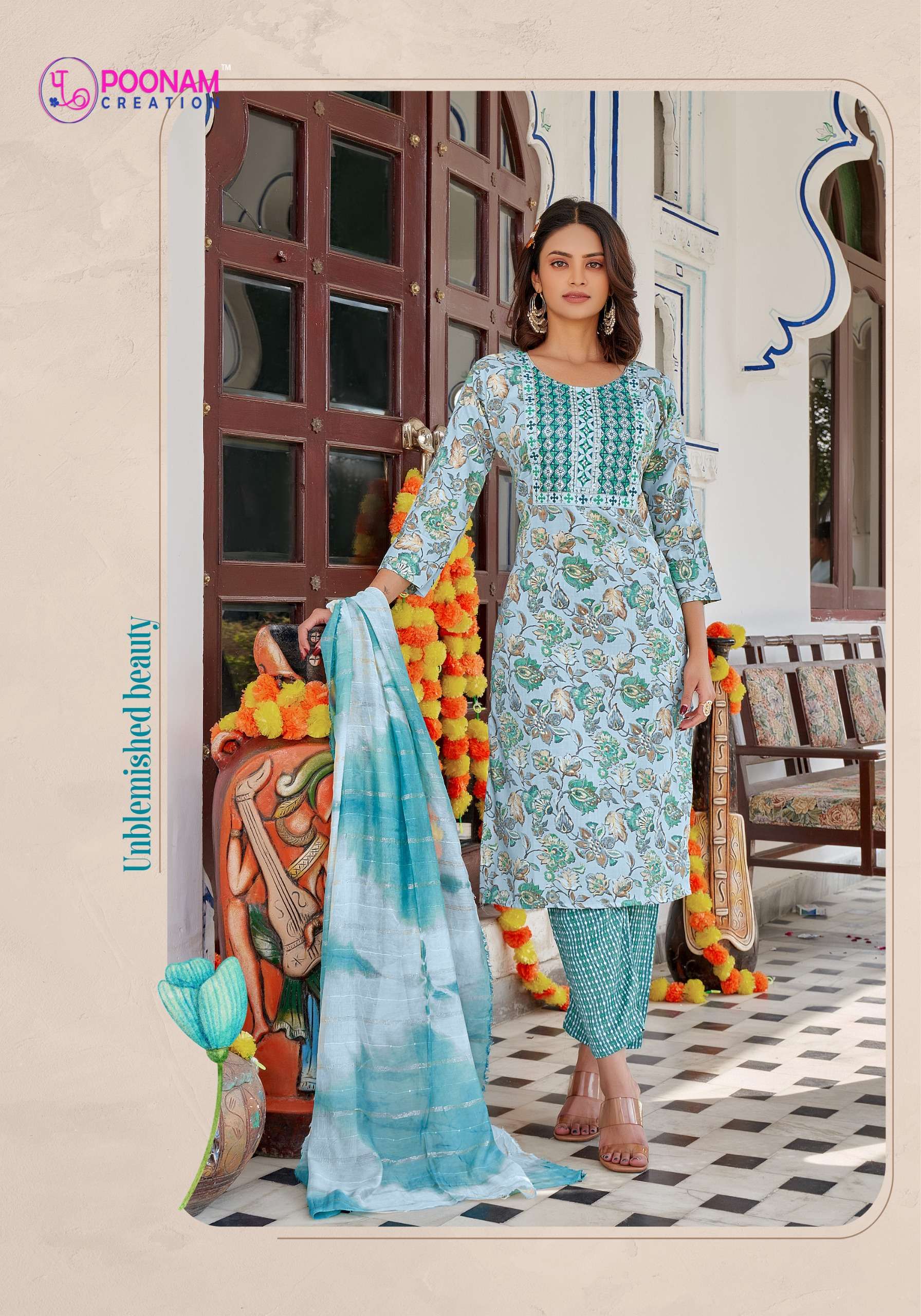 marina vol-5 by poonam creation capsule foil printed designer kurtis catalogue online wholesale dealer surat 