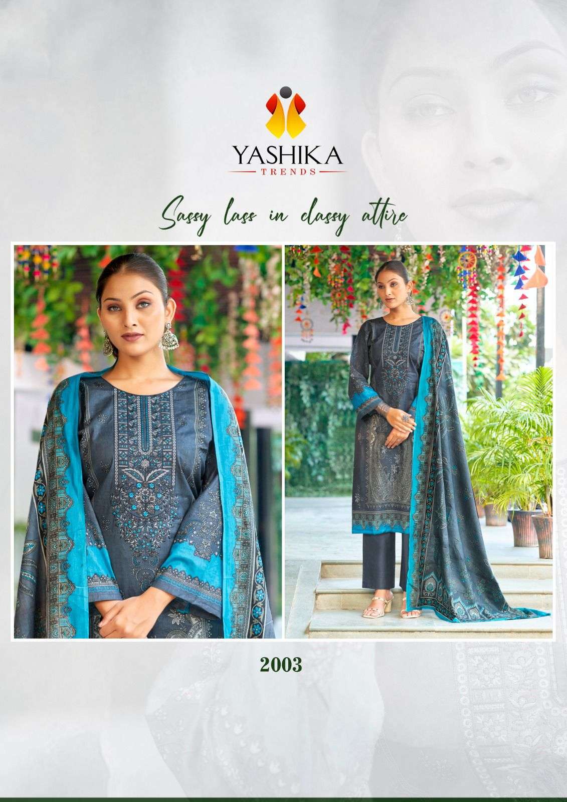 naira c by yashika trends 2001-2008 series fancy designer unstich salwar kameez catalogue online surat
