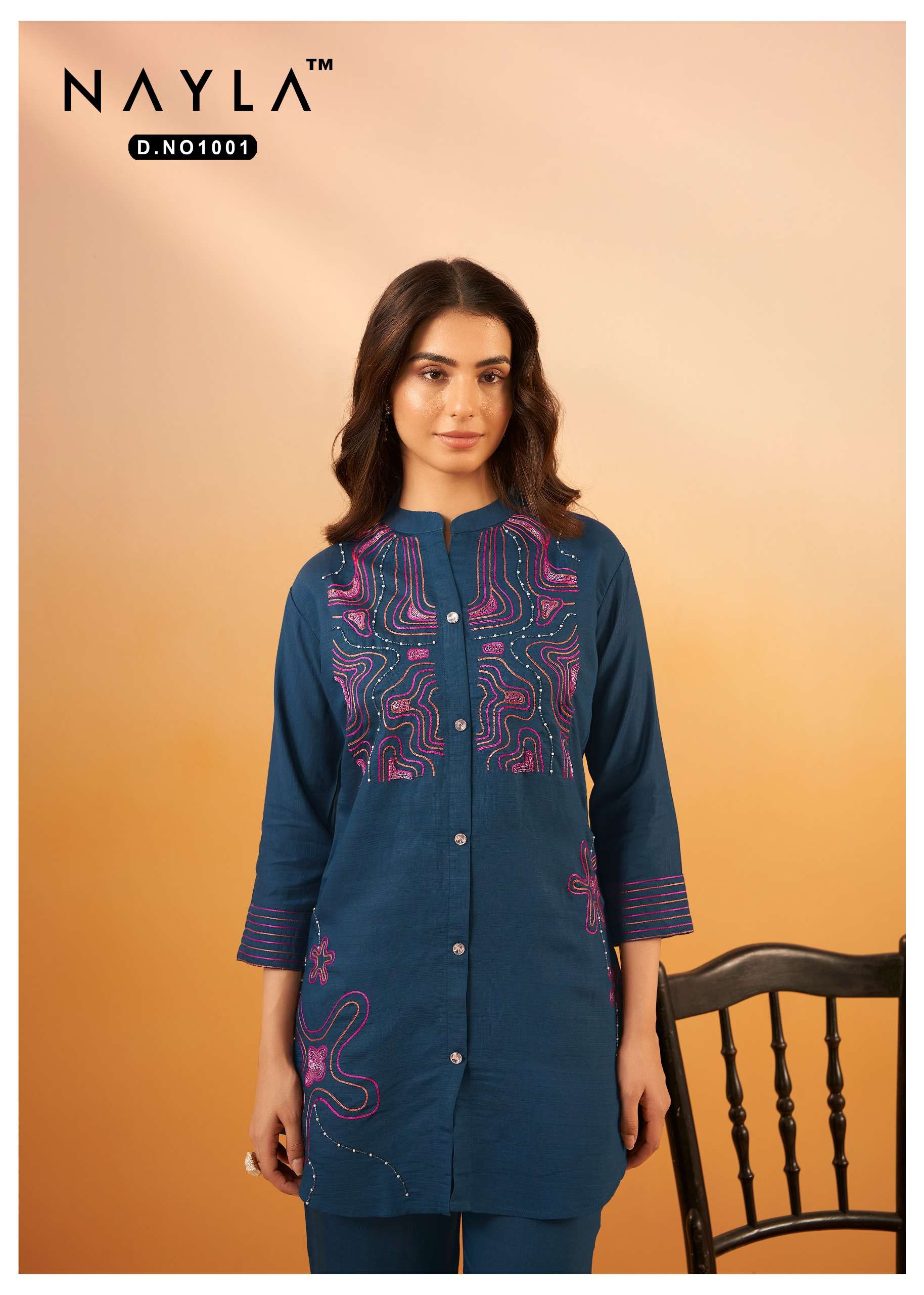 nayla 1001 viscoes silk cord set wholesale best rate surat 