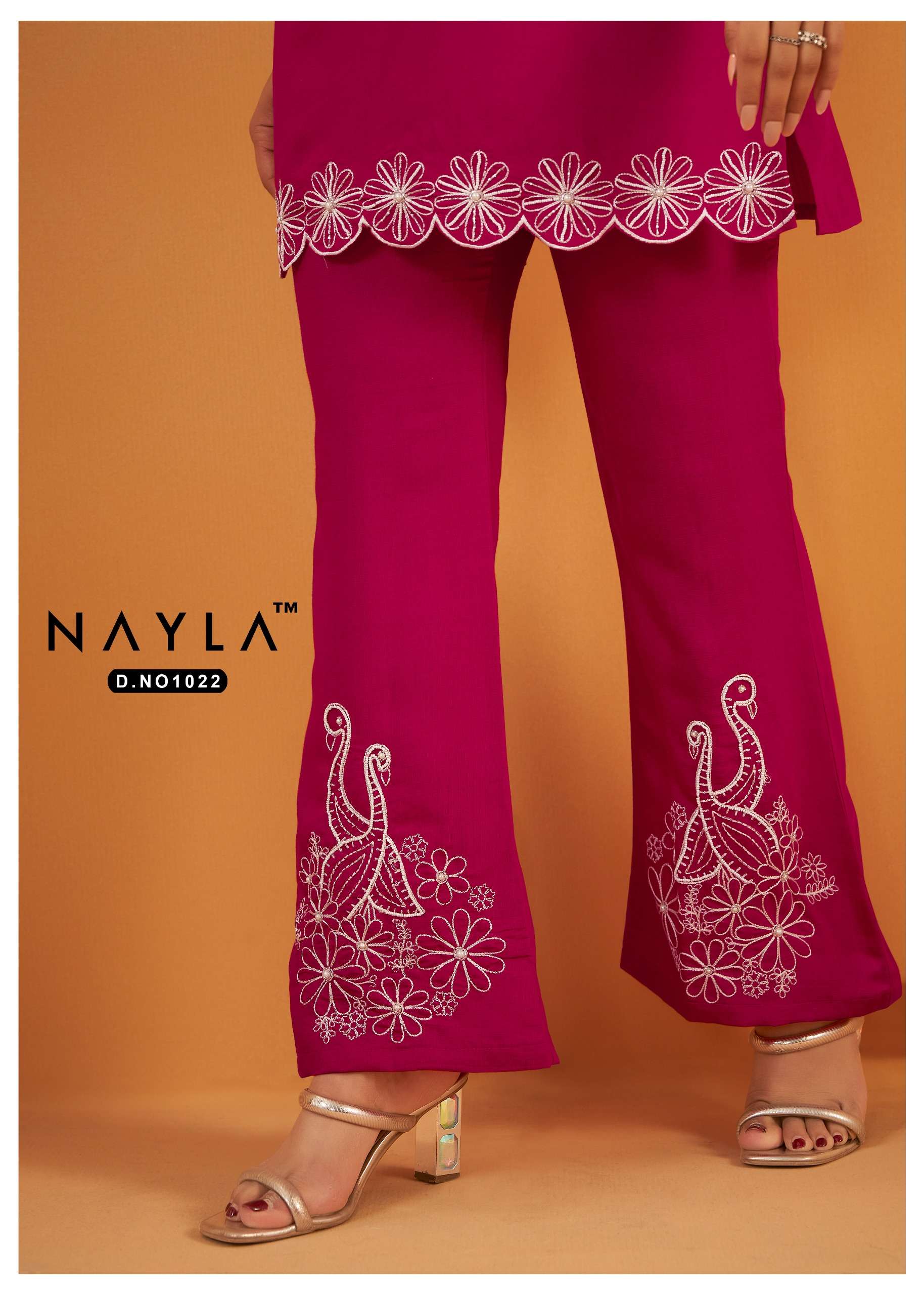 nayla 1022 stylish look designer batik cord set wholesale market surat gujarat 