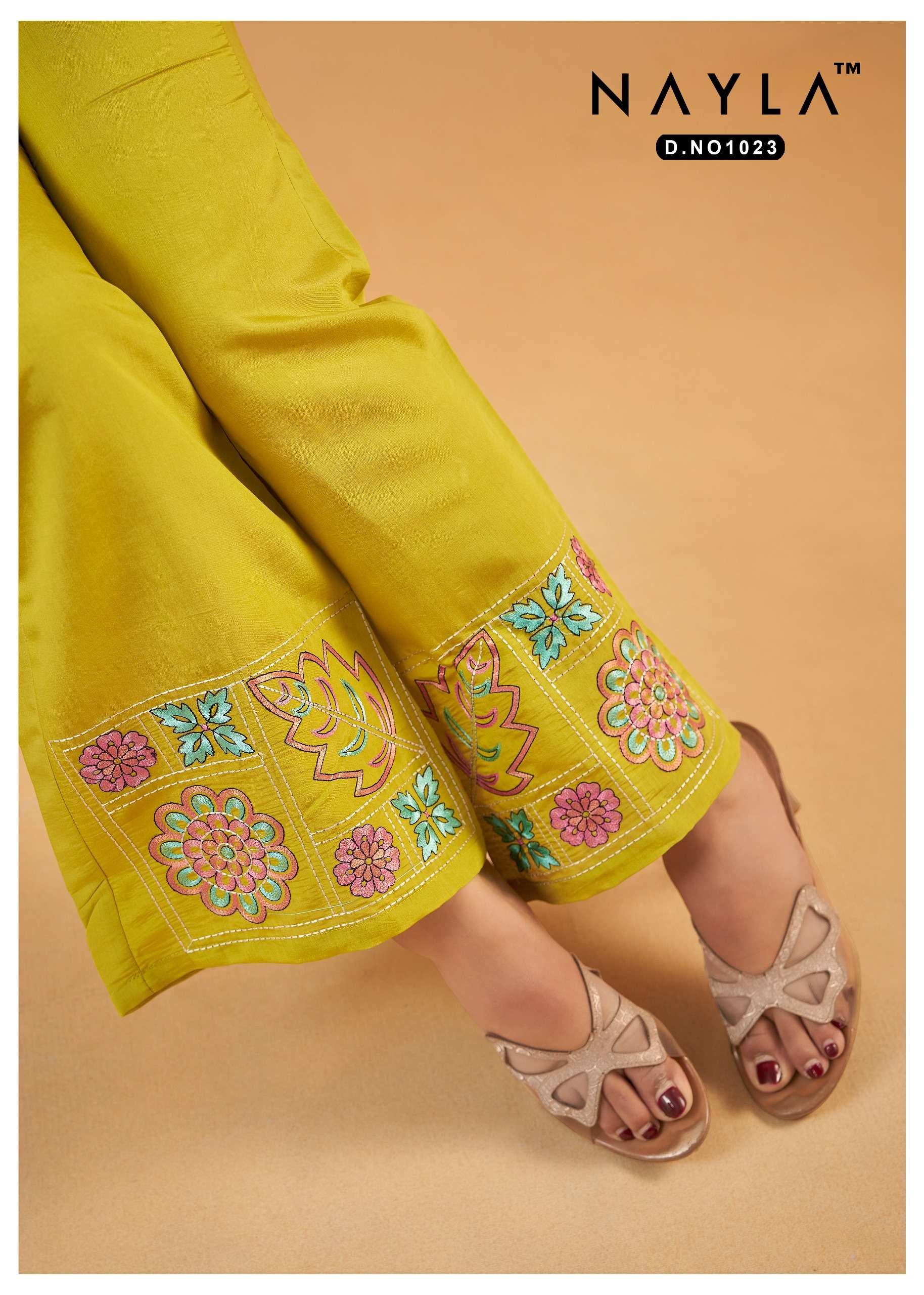 nayla 1023 viscose silk designer cord set wholesale best rate surat 