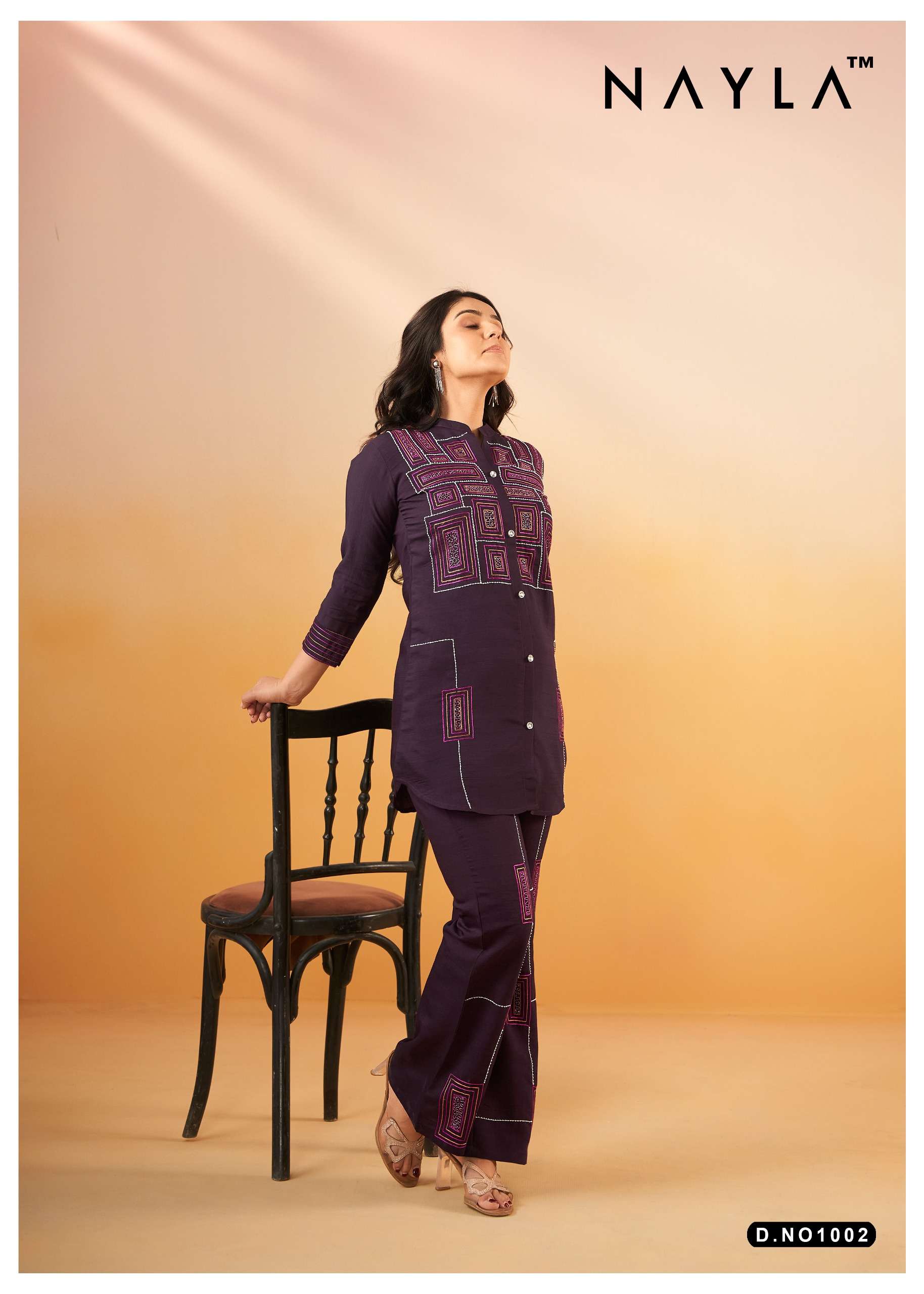 nayla amaze 1002 ready to wear fancy cord set wholesale shopping surat 