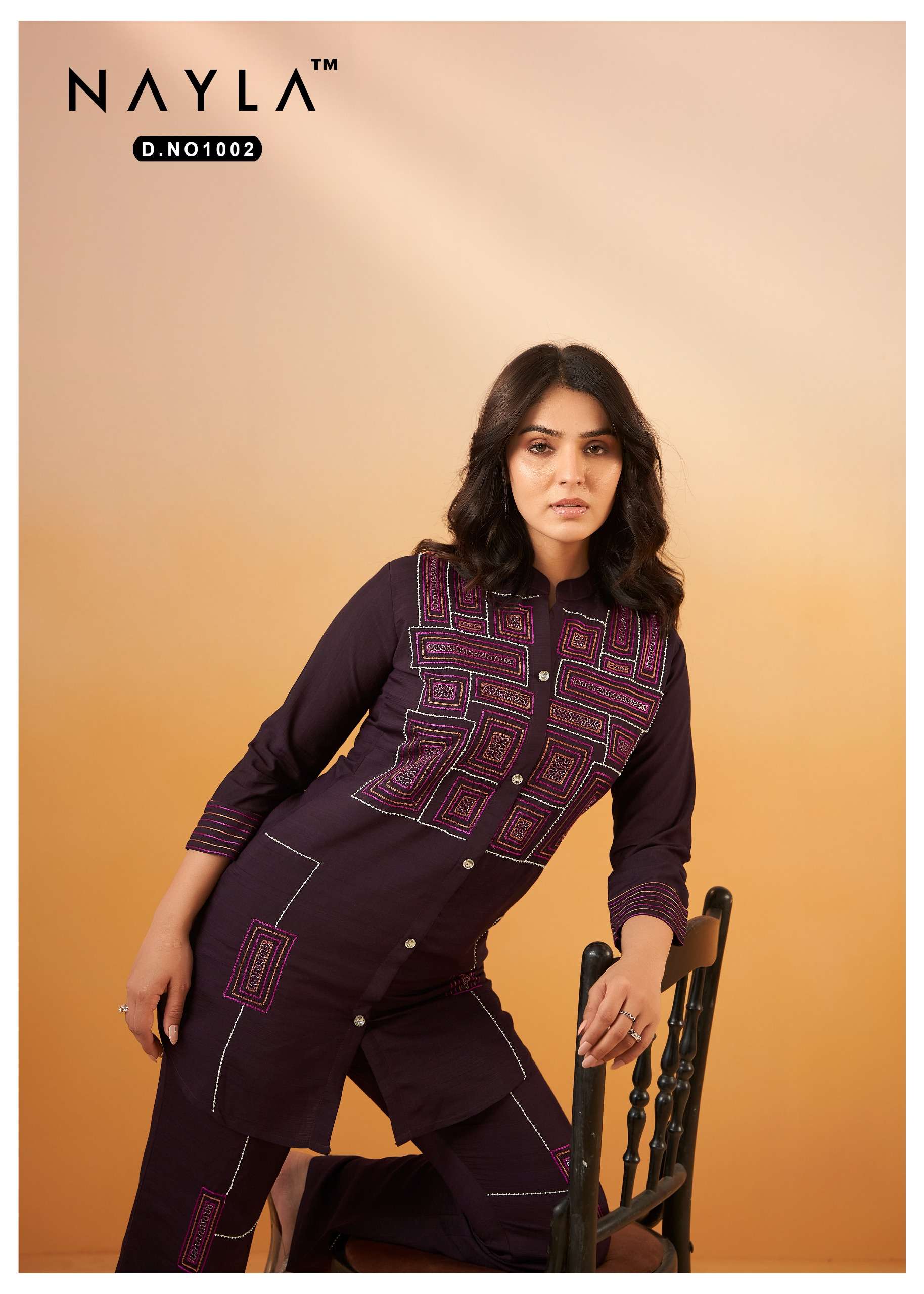 nayla amaze 1002 ready to wear fancy cord set wholesale shopping surat 