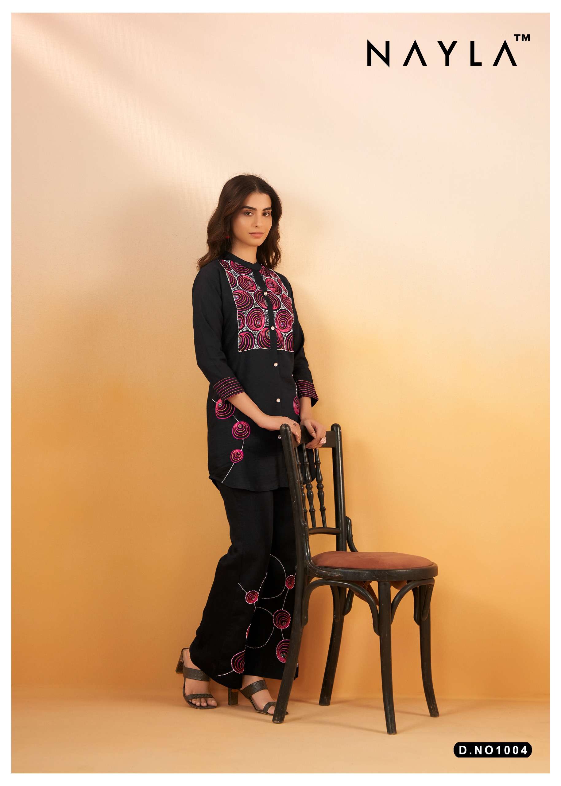 nayla amaze 1004 trendy look designer cord set wholesale rate dealer surat 