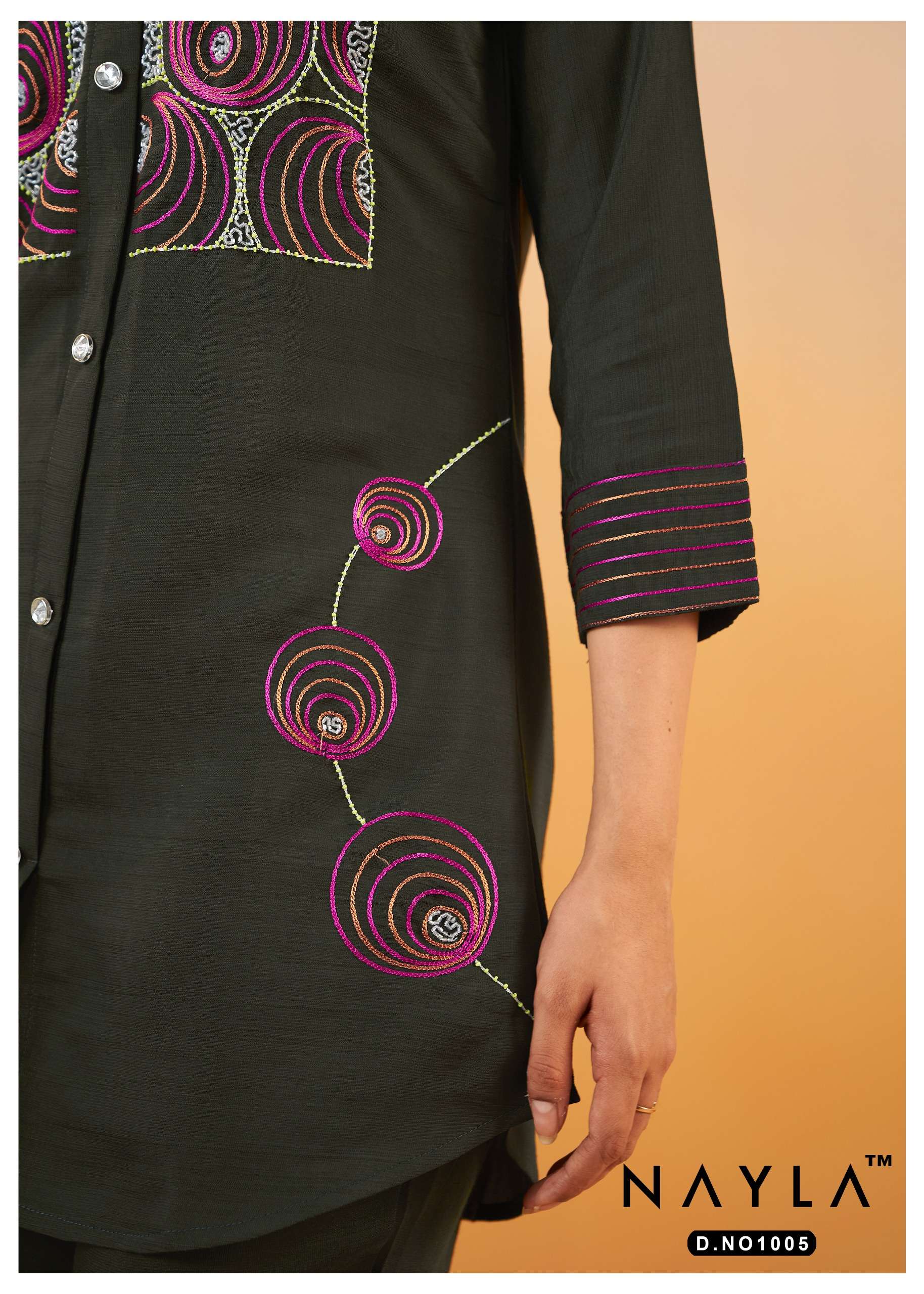 nayla amaze 1005 viscose silk work cord set online wholesale shopping surat 