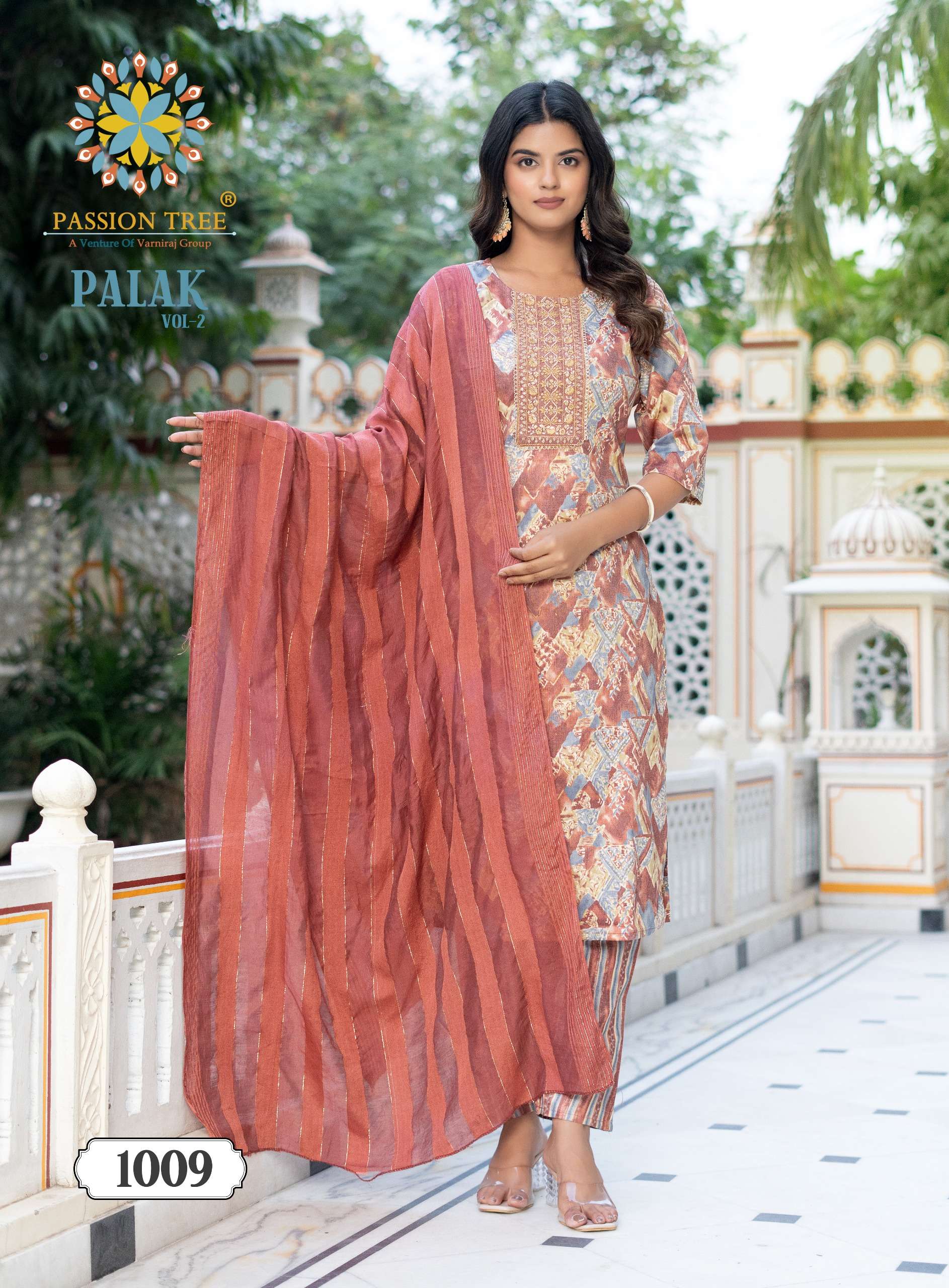 palak vol-2 by passion tree 1001-1010 series rayon printed kurtis catalogue wholesale collection surat 
