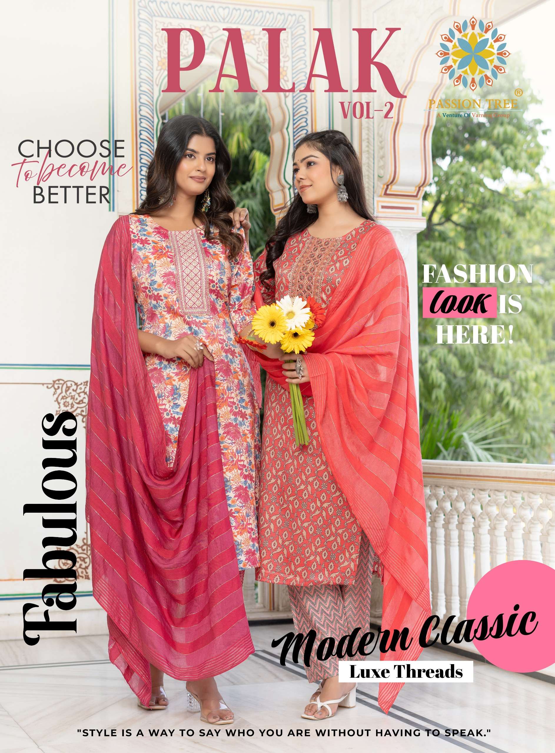 palak vol-2 by passion tree 1001-1010 series rayon printed kurtis catalogue wholesale collection surat 