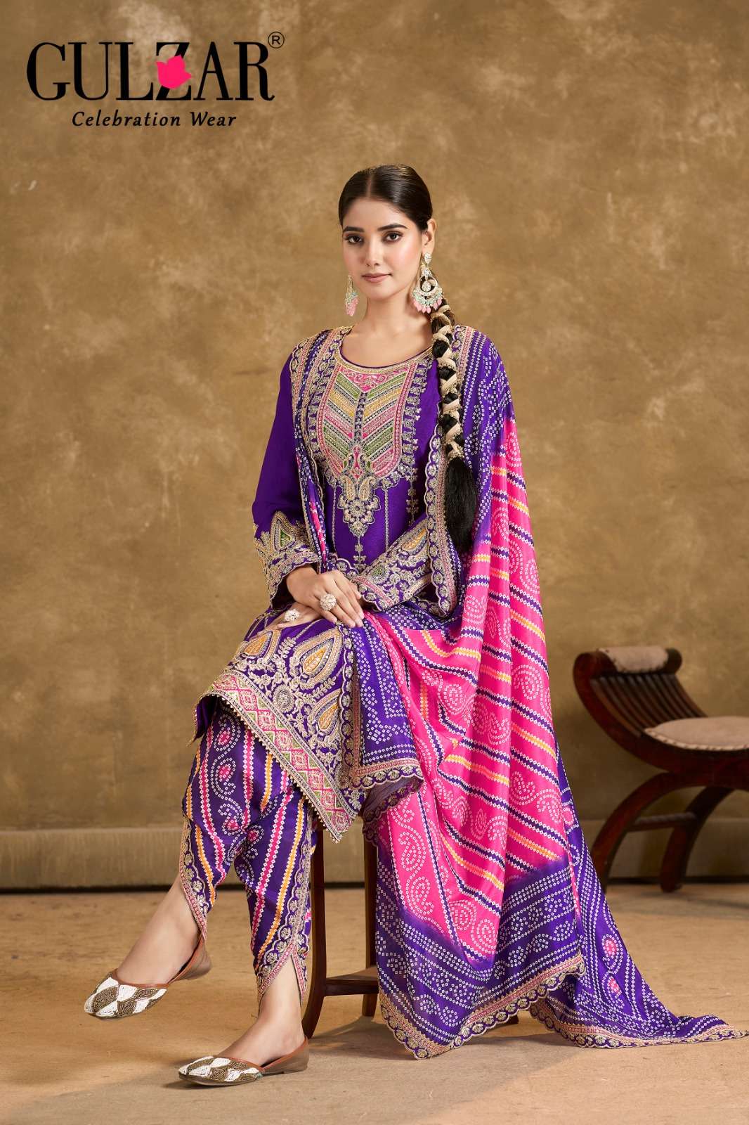 phoolzari vol-2 by gulzar 2131-2134 series stylish designer party wear salwar catalogue wholesale price surat