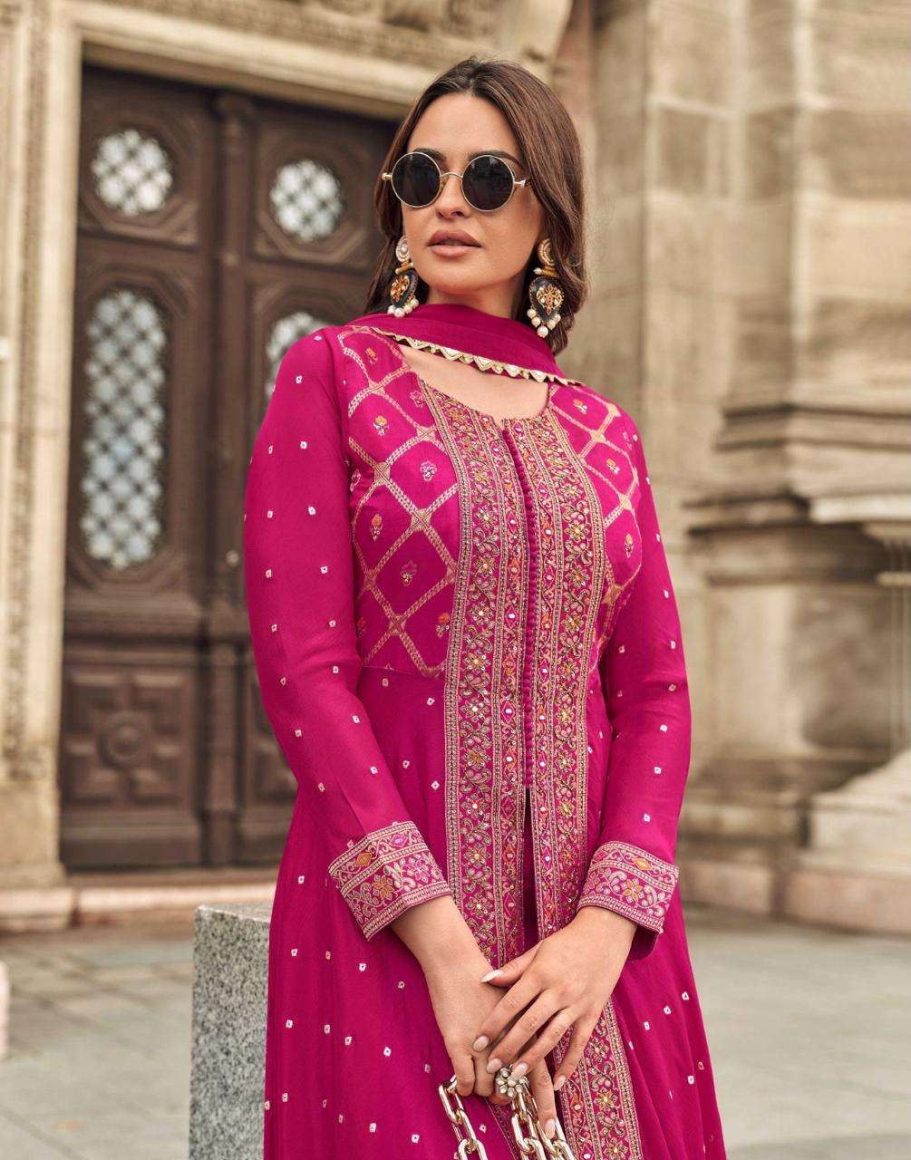 rangreza by sayuri designer 5598-5600 series exclusive handwork party wear dress latest catalogue wholesaler surat 