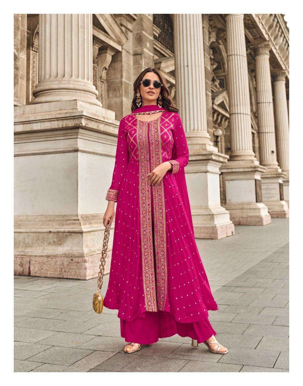 rangreza by sayuri designer 5598-5600 series exclusive handwork party wear dress latest catalogue wholesaler surat 