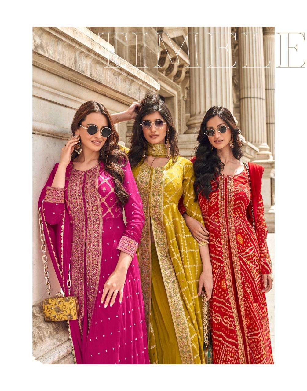 rangreza by sayuri designer 5598-5600 series exclusive handwork party wear dress latest catalogue wholesaler surat 