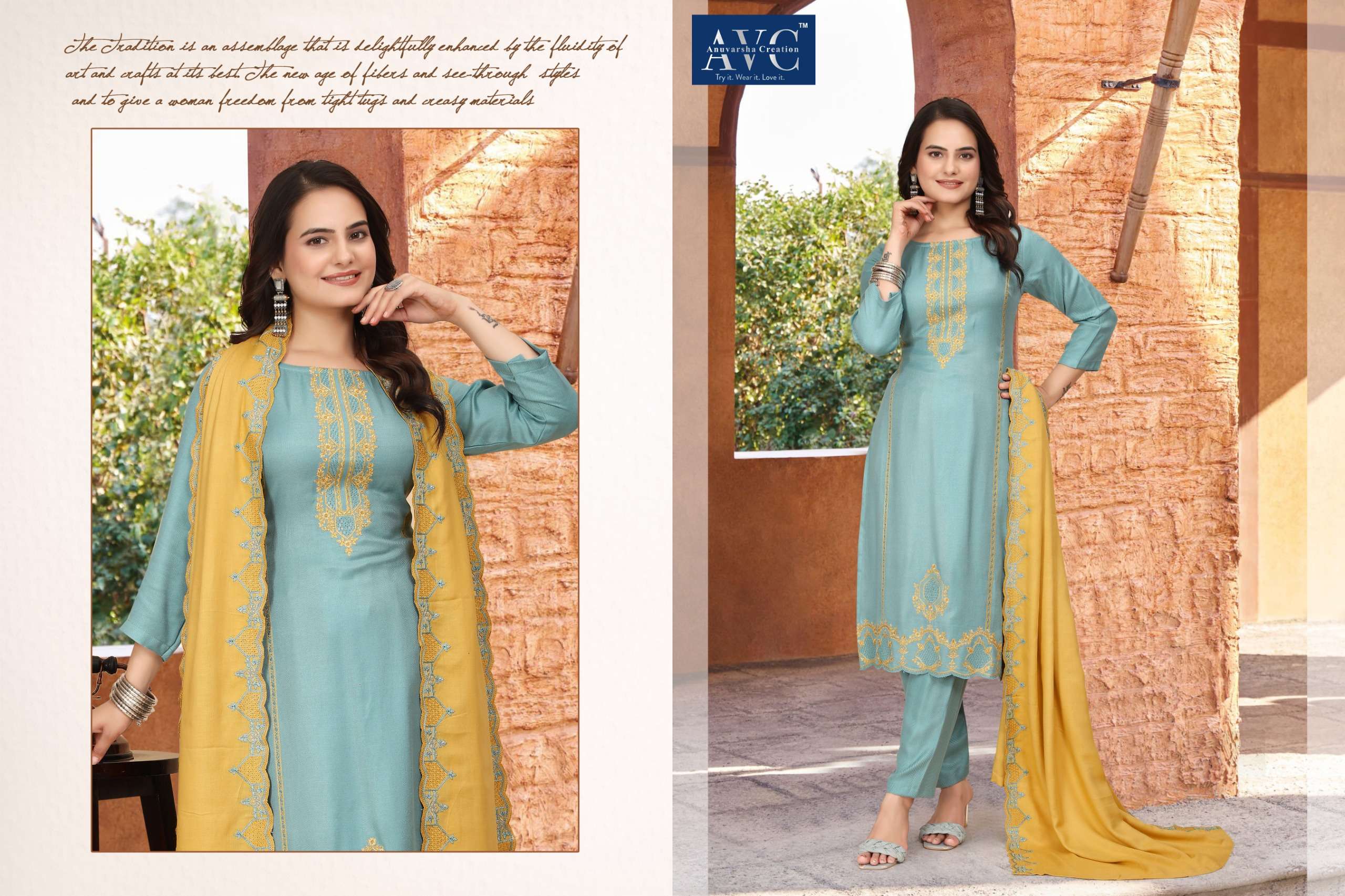 roop shringar by rooh winter special pashmina salwar kameez latest catalogue wholesaler surat 