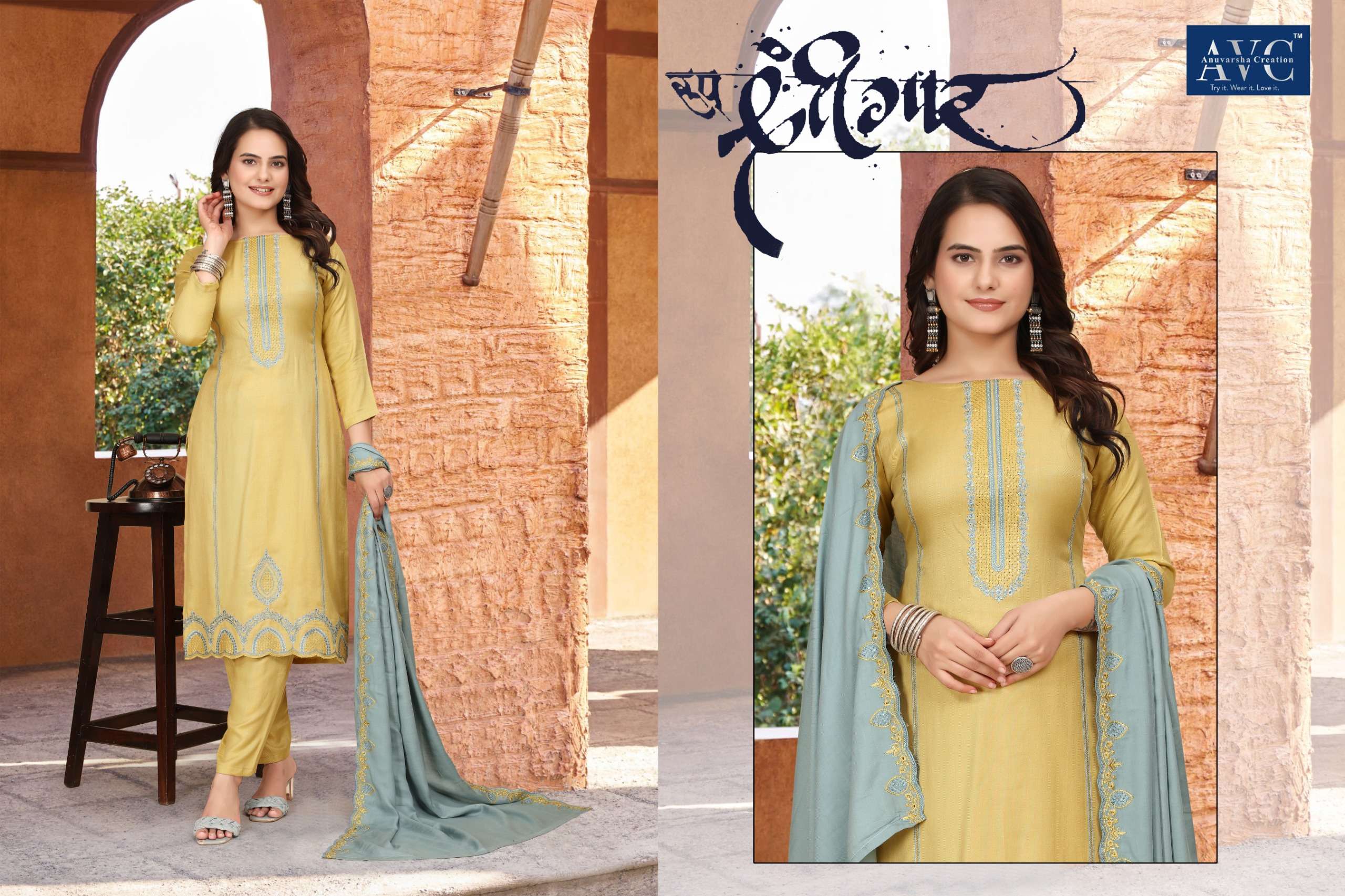 roop shringar by rooh winter special pashmina salwar kameez latest catalogue wholesaler surat 