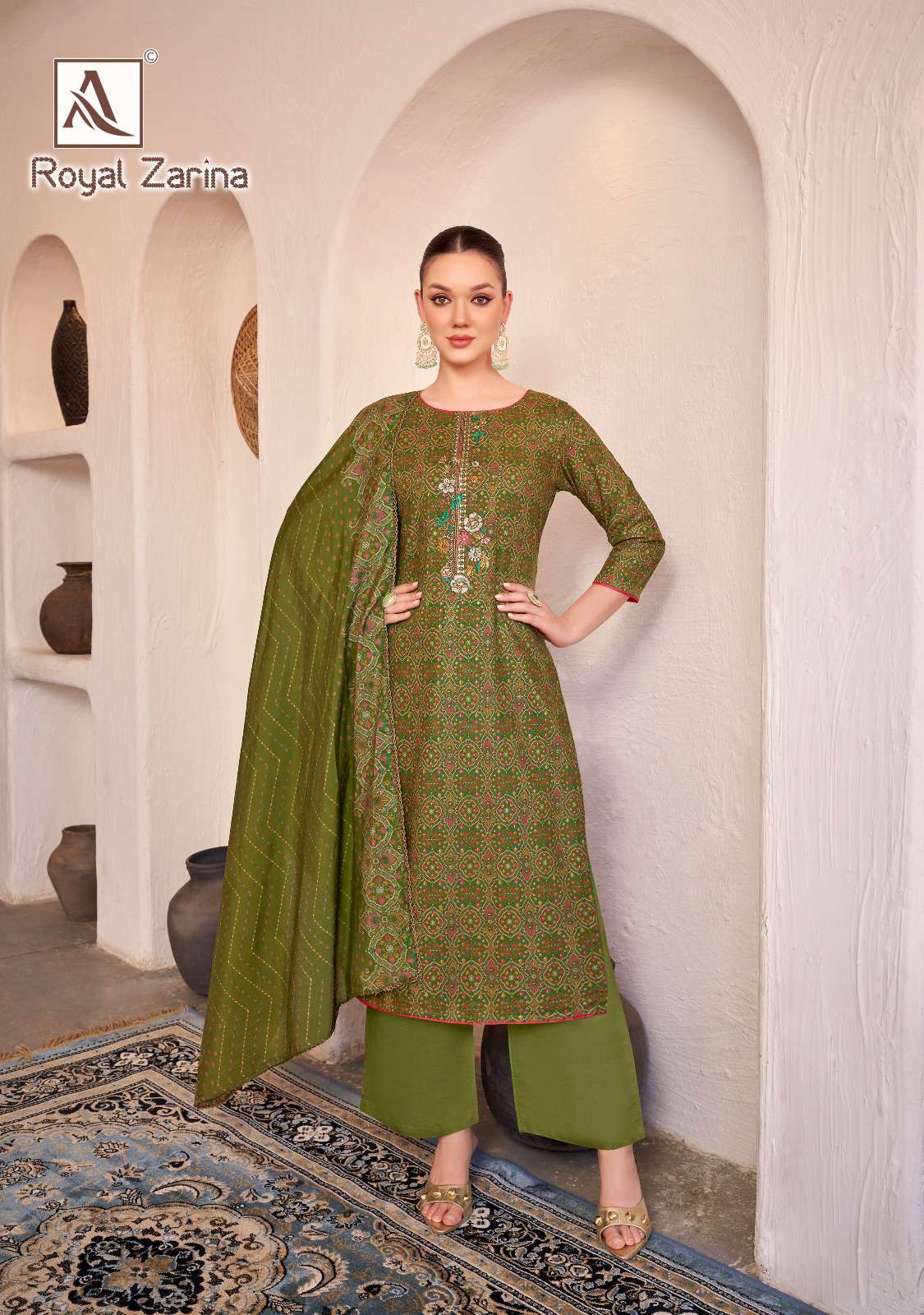 royal zarina by alok suit pure viscose rayon salwar kameez catalogue wholesale shopping surat